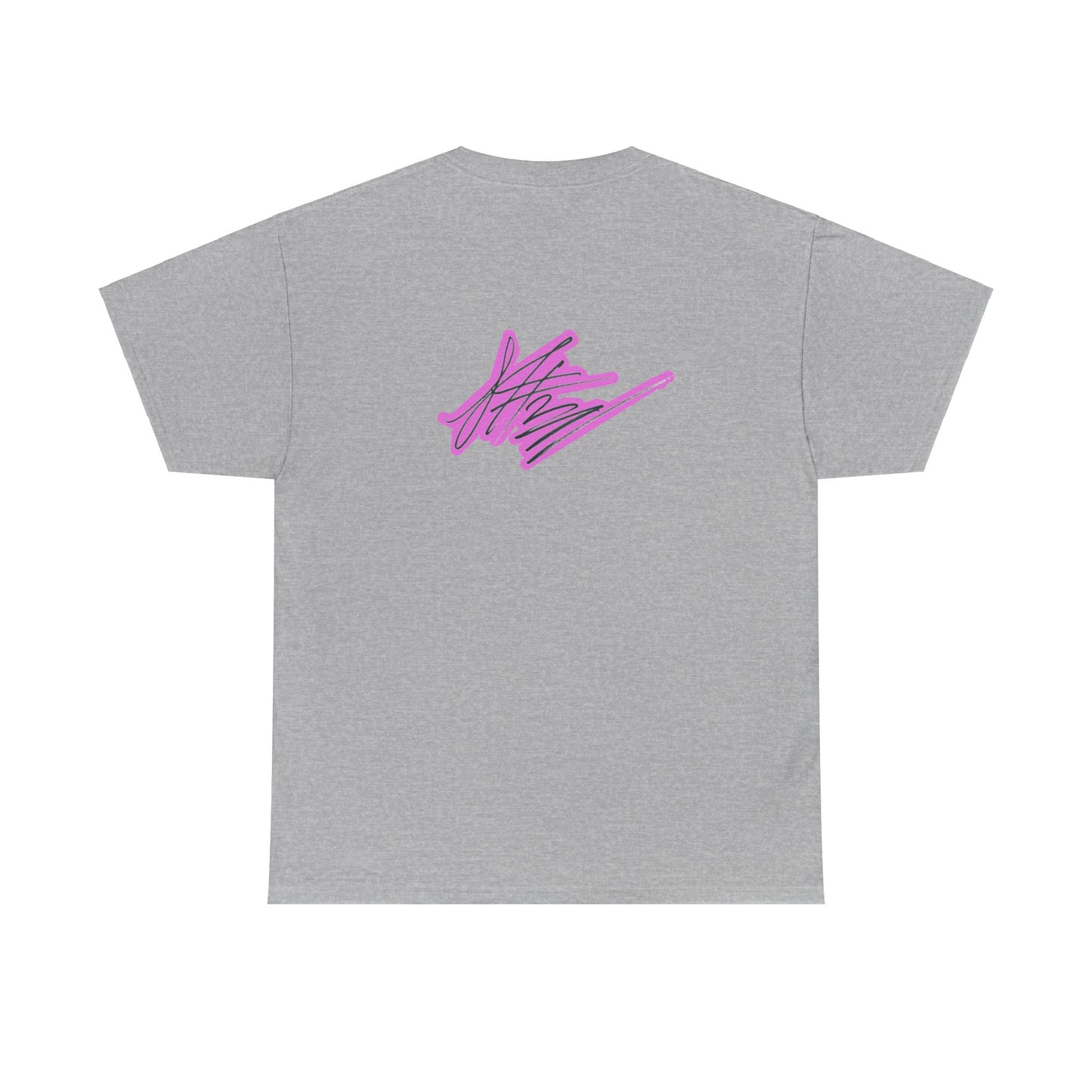 Hand Drawn Pink Impreza WRX Unisex Heavy Cotton Tee