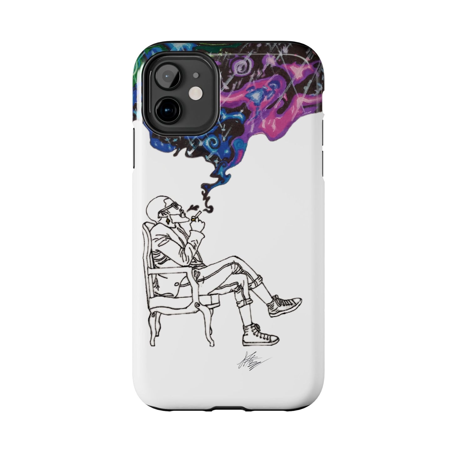 (Black) Herbalist Tough Phone Case