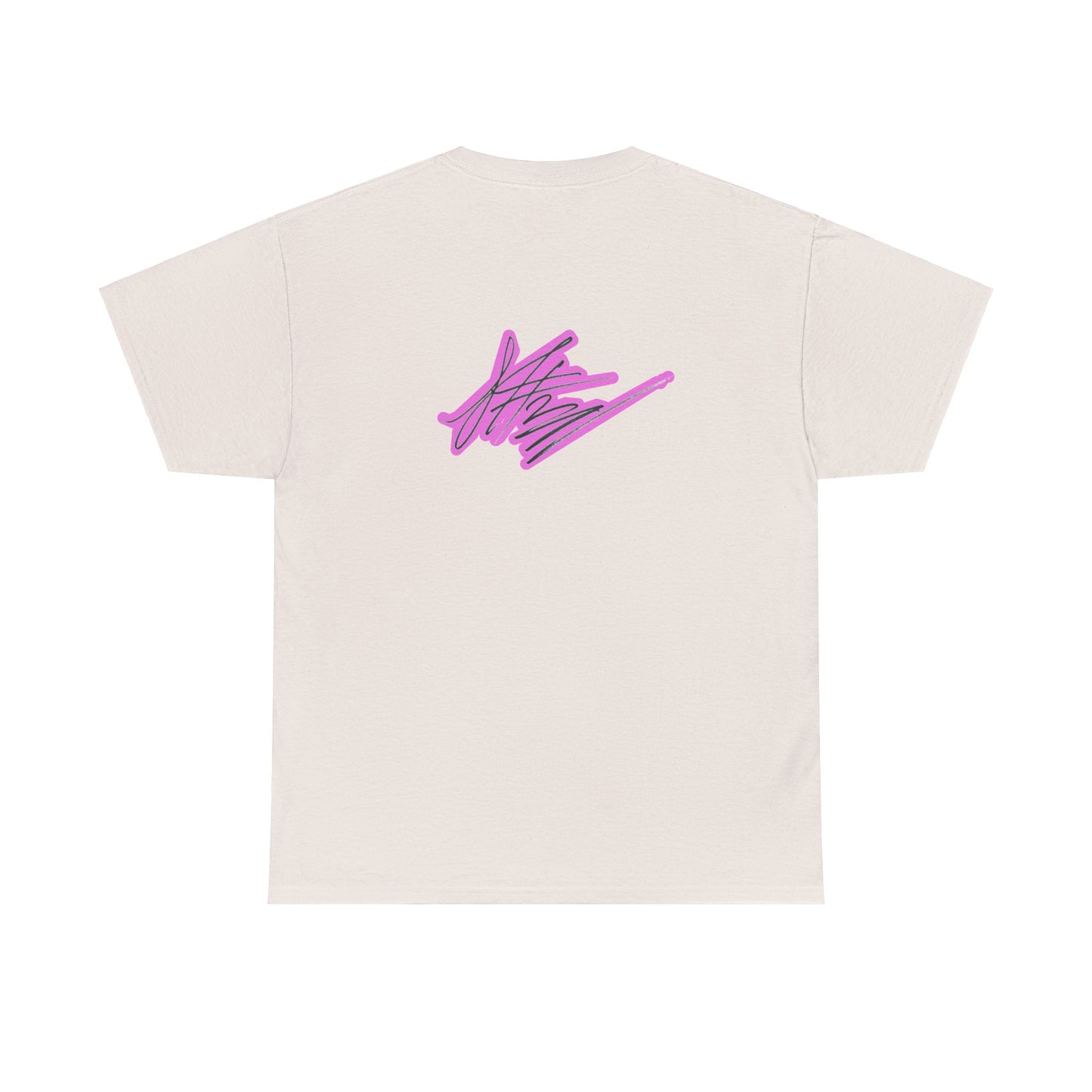 Hand Drawn Pink Impreza WRX Unisex Heavy Cotton Tee