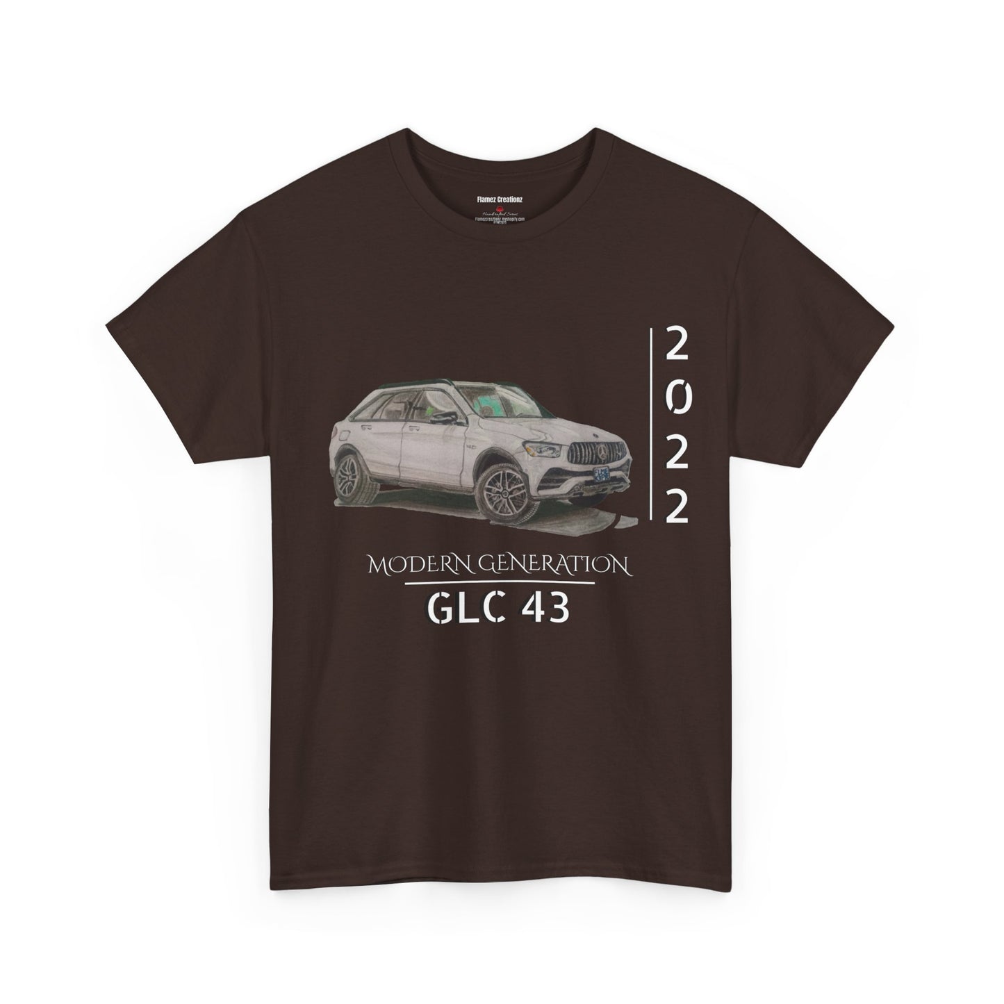 Hand Drawn GLC SUV Unisex Heavy Cotton Tee