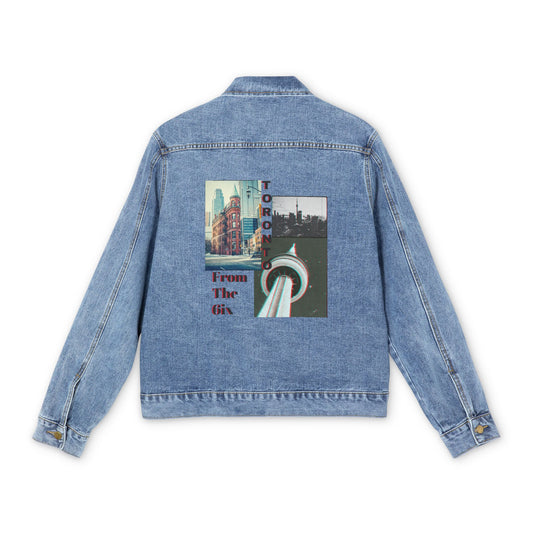 Toronto Graphic Men's Denim Jacket