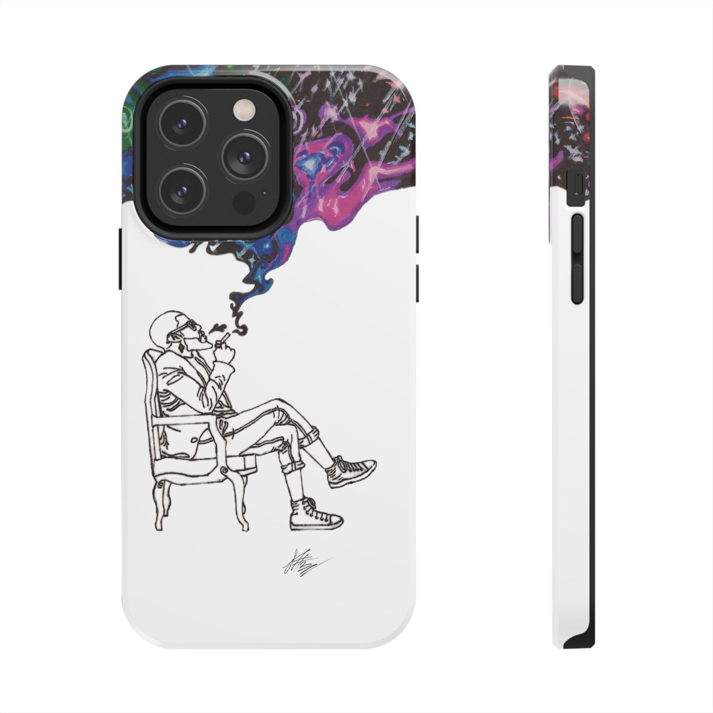 (Light Blue) Herbalist Tough Phone Case