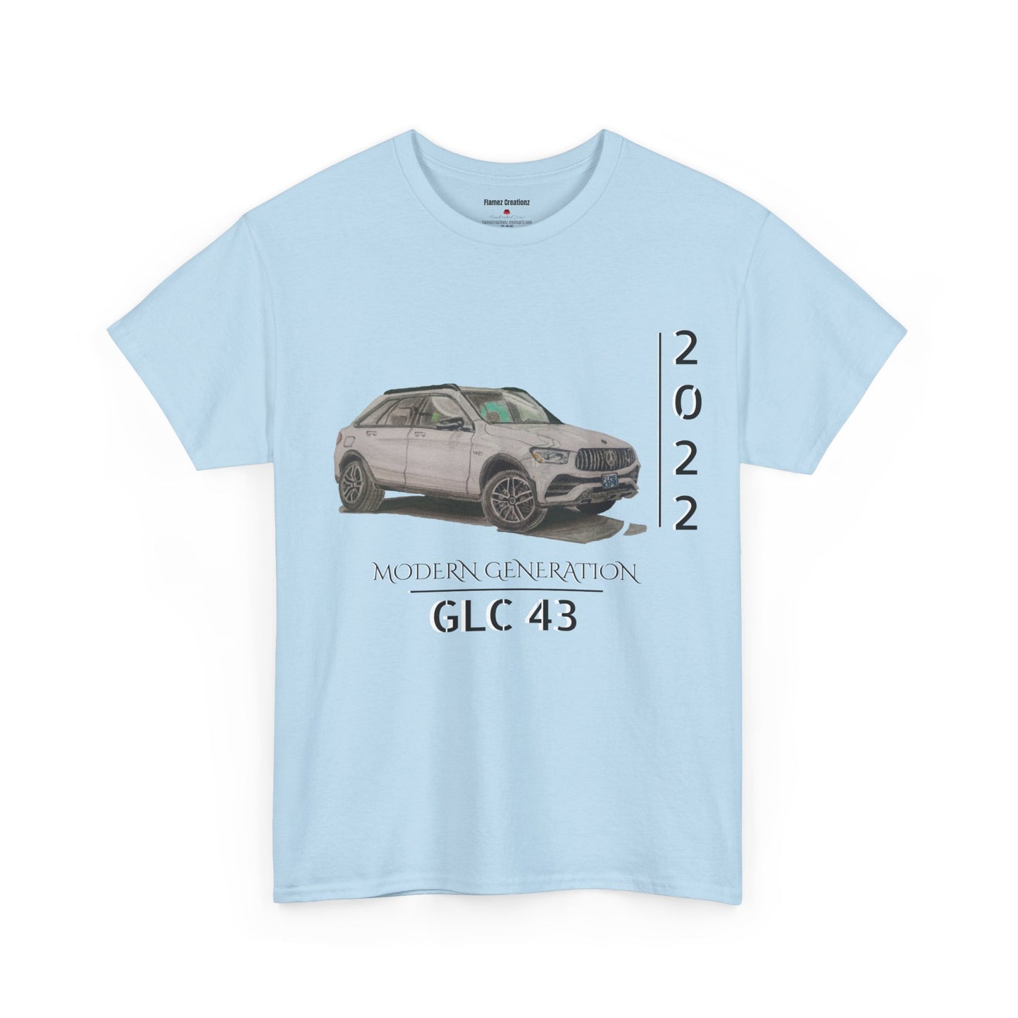 Hand Drawn GLC SUV Unisex Heavy Cotton Tee