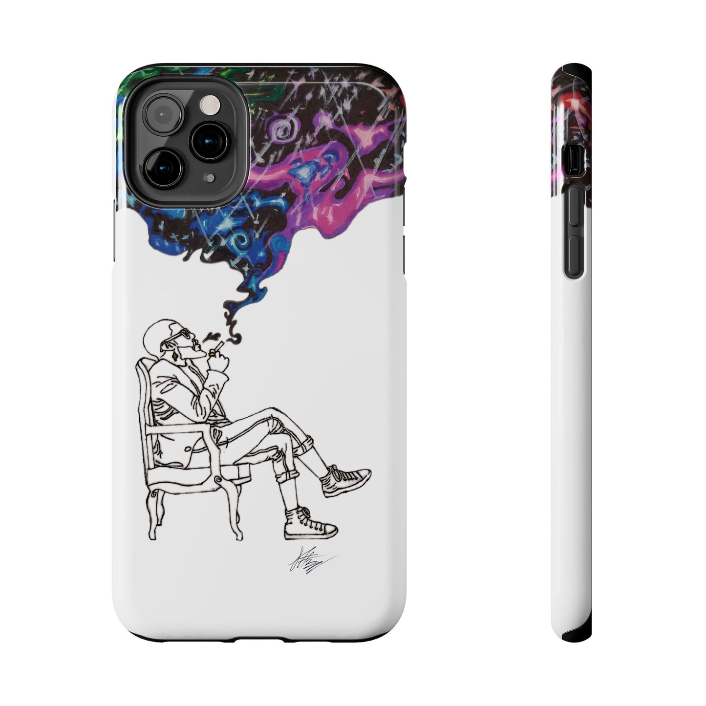 (Black) Herbalist Tough Phone Case