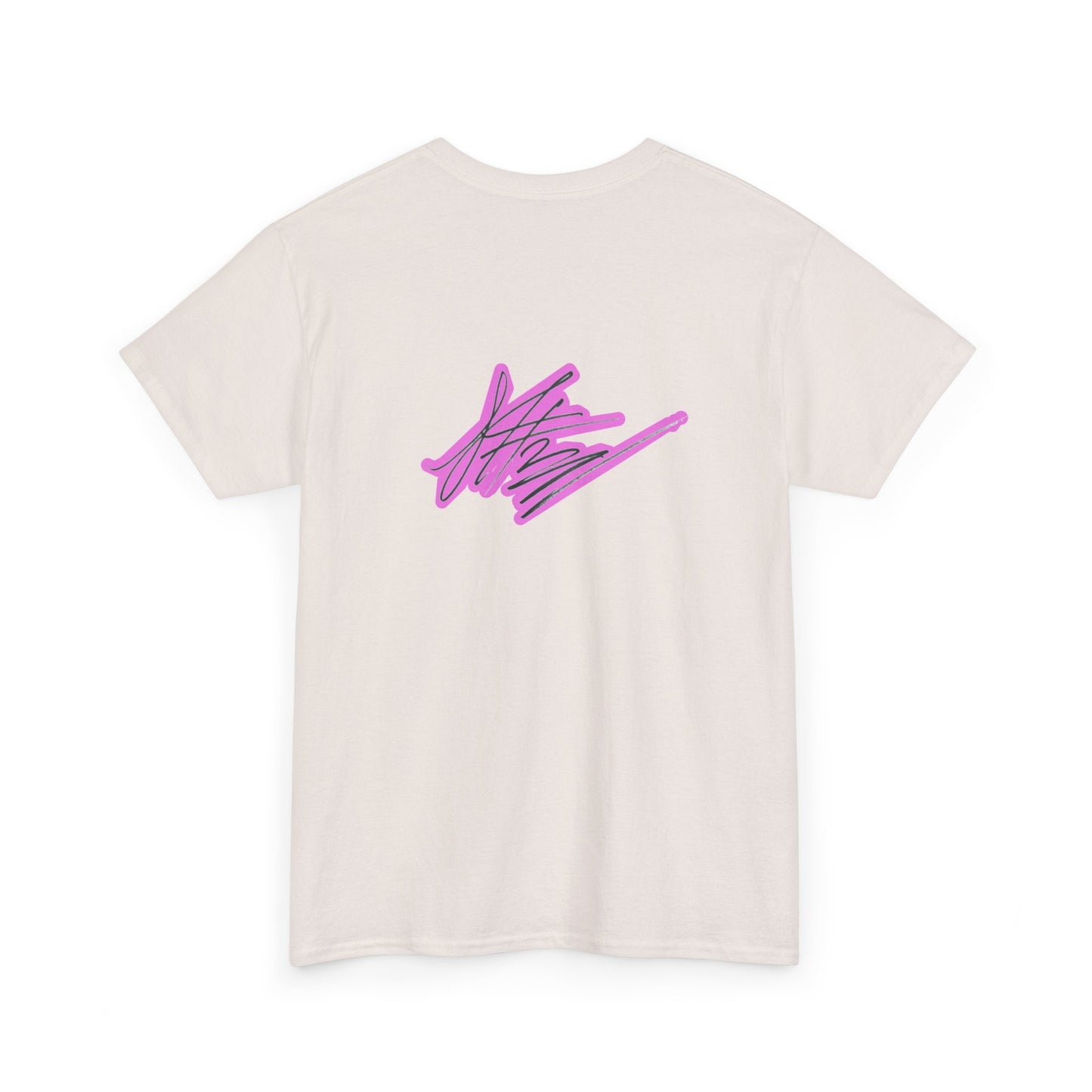 Hand Drawn Pink Impreza WRX Unisex Heavy Cotton Tee
