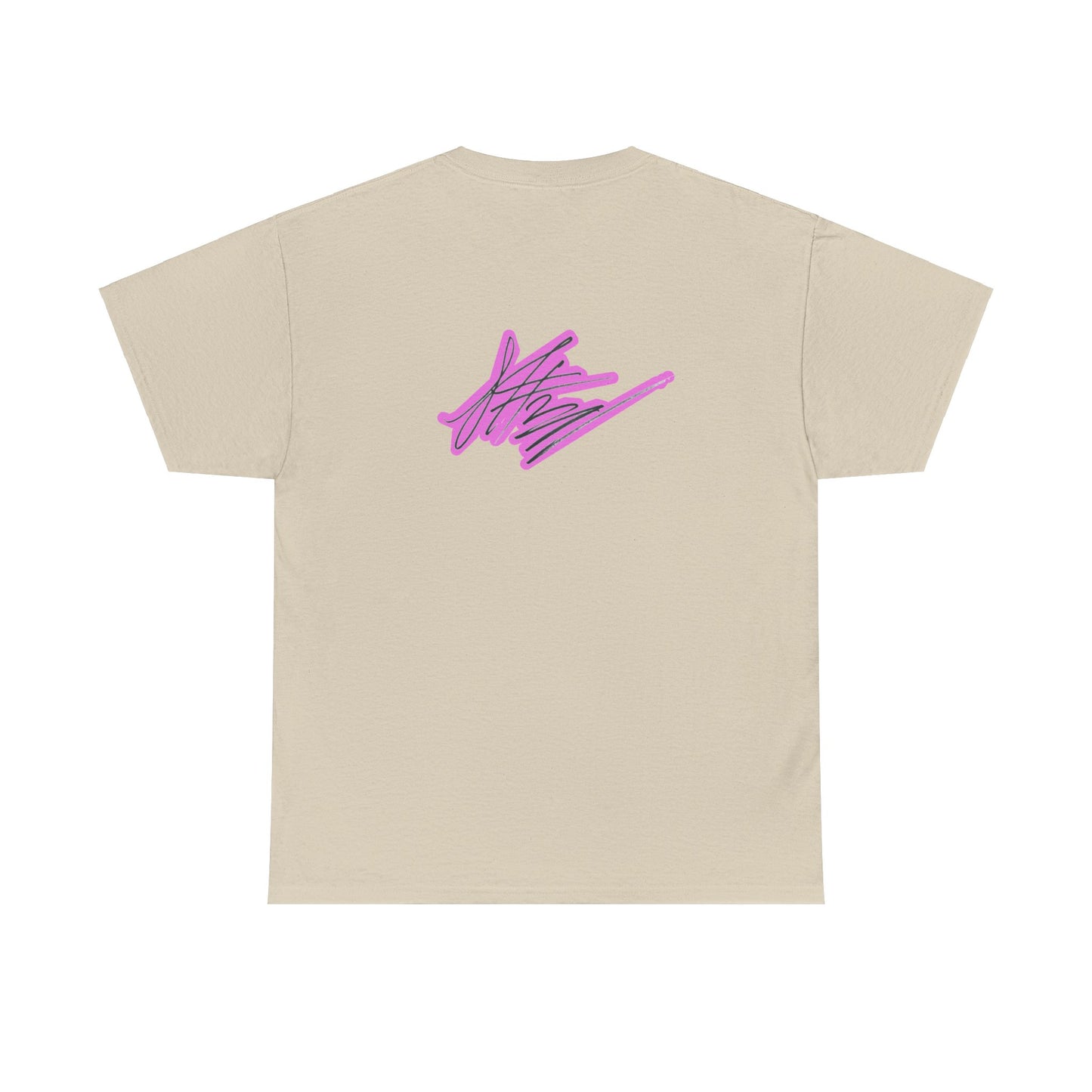 Hand Drawn Pink Impreza WRX Unisex Heavy Cotton Tee