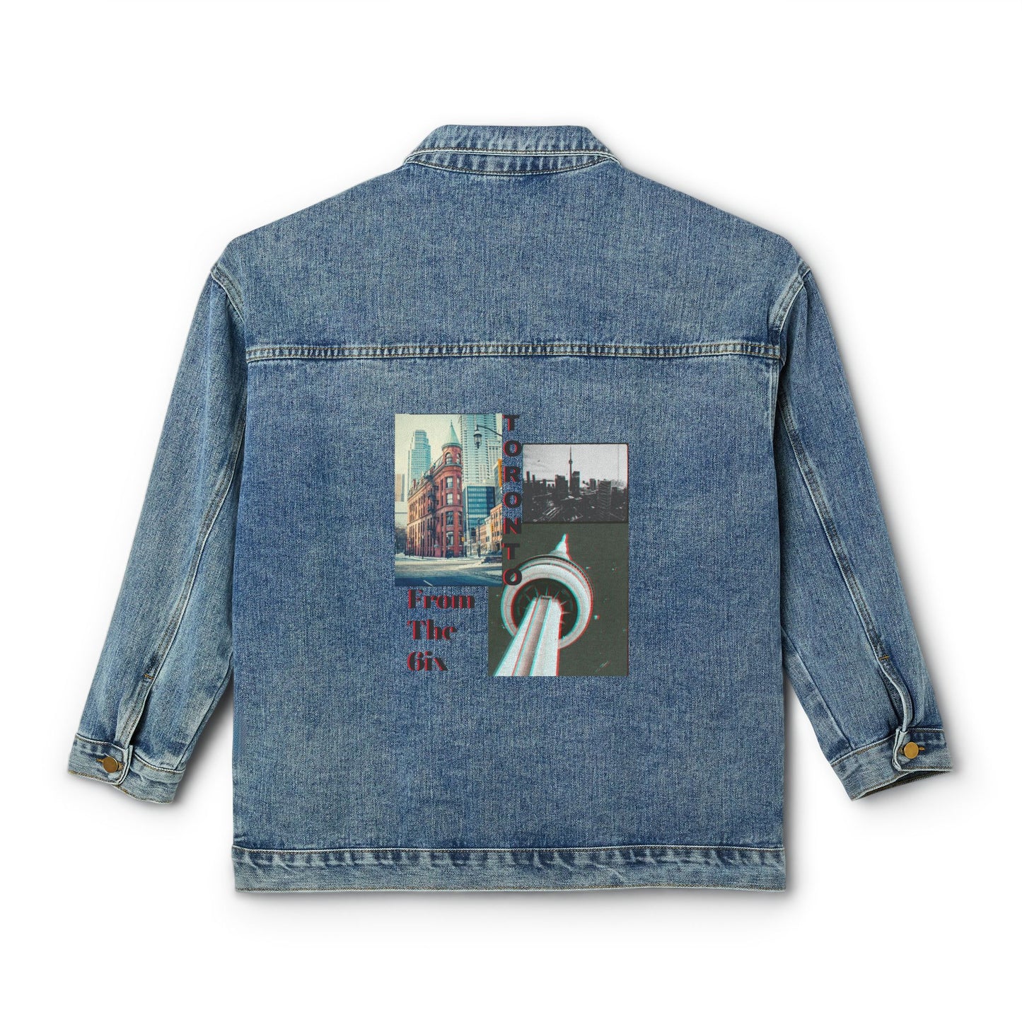 Toronto Graphic Women's Denim Jacket