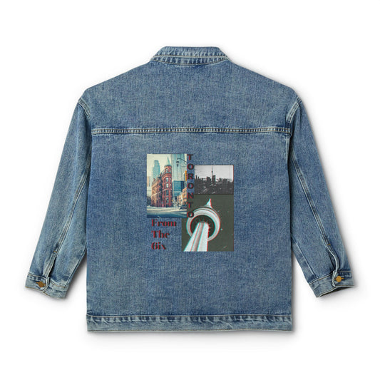 Toronto Graphic Women's Denim Jacket