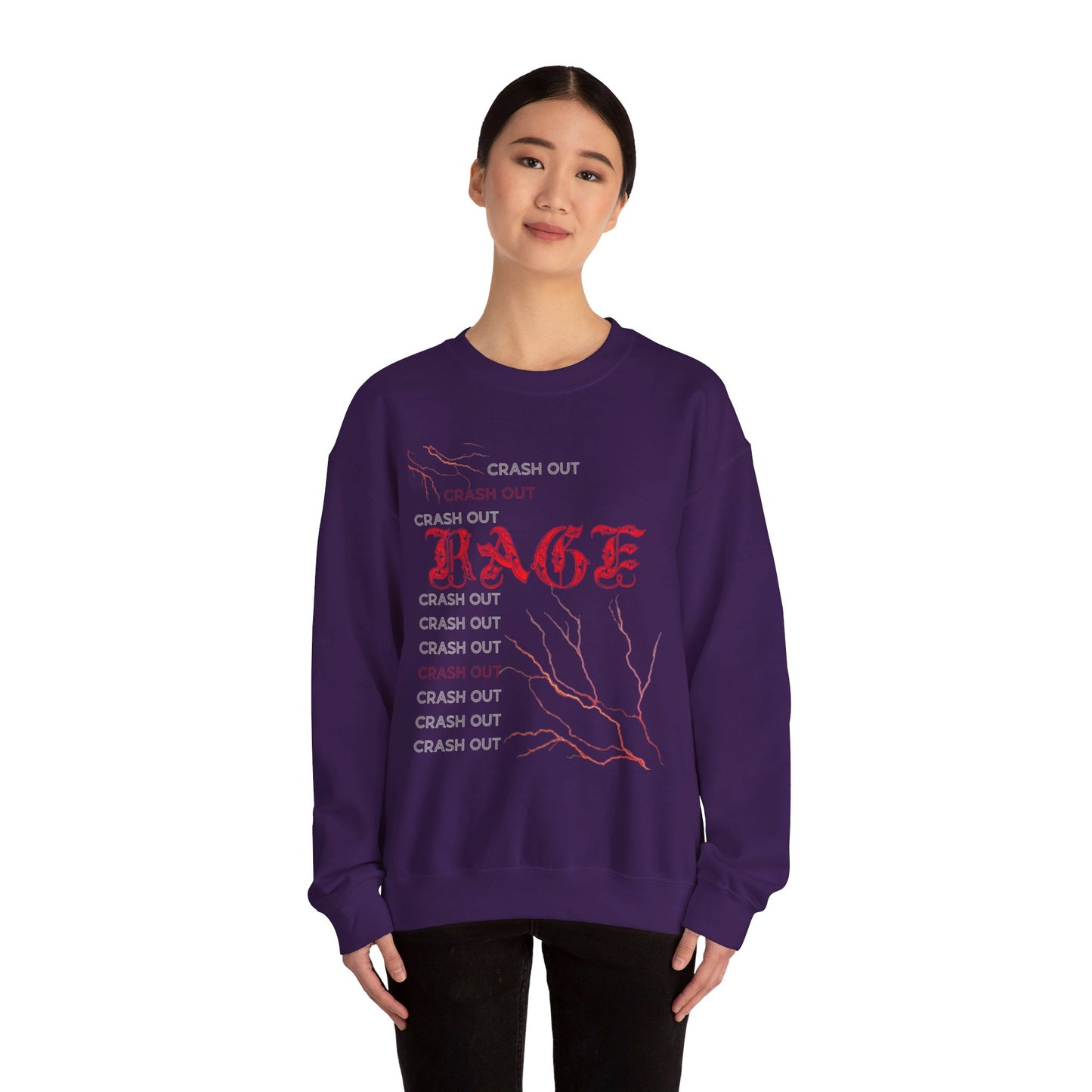 "Rage" Unisex Crewneck Sweatshirt