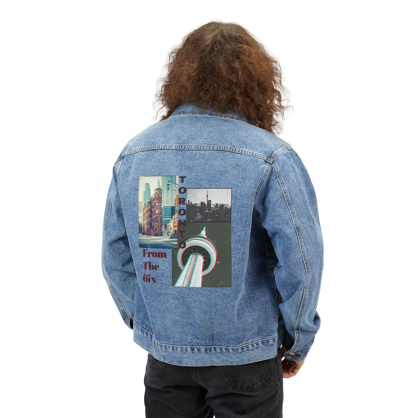 Toronto Graphic Men's Denim Jacket