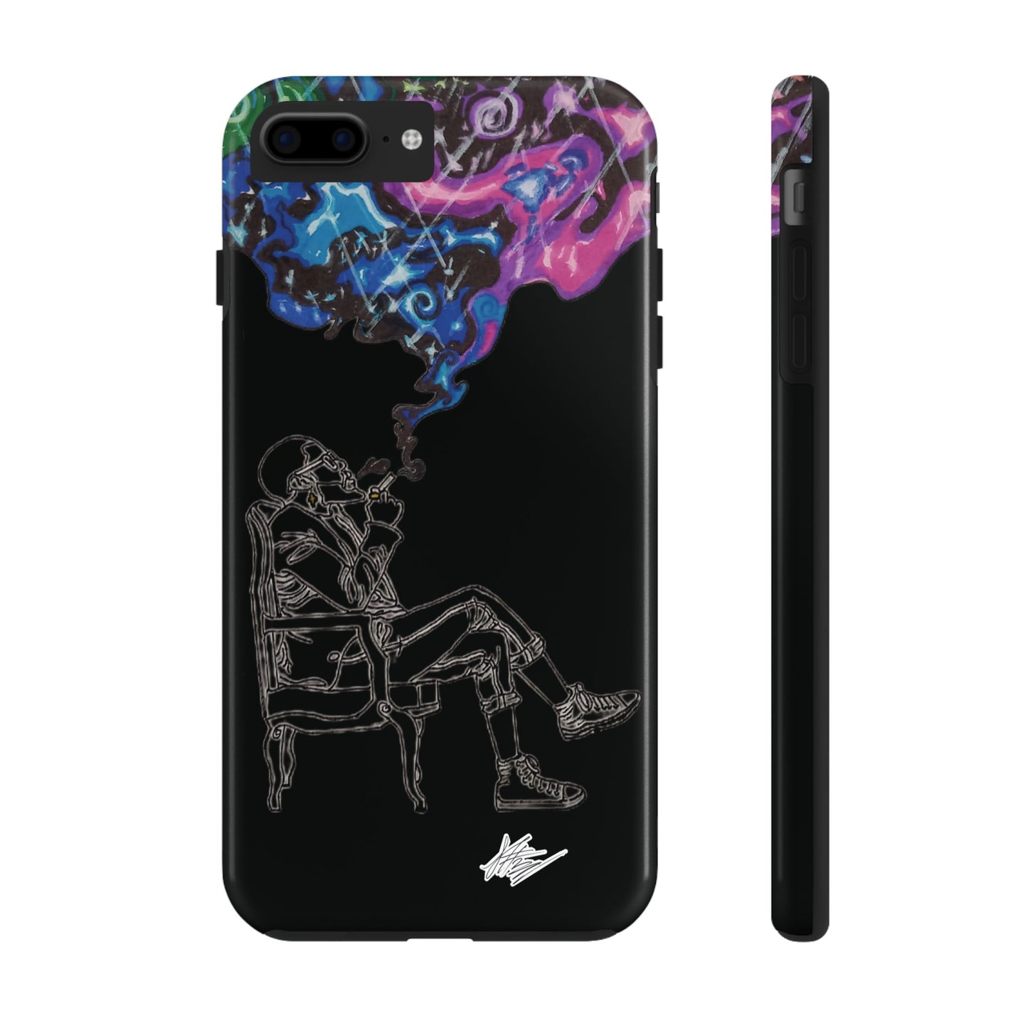 (Black) Herbalist Tough Phone Case