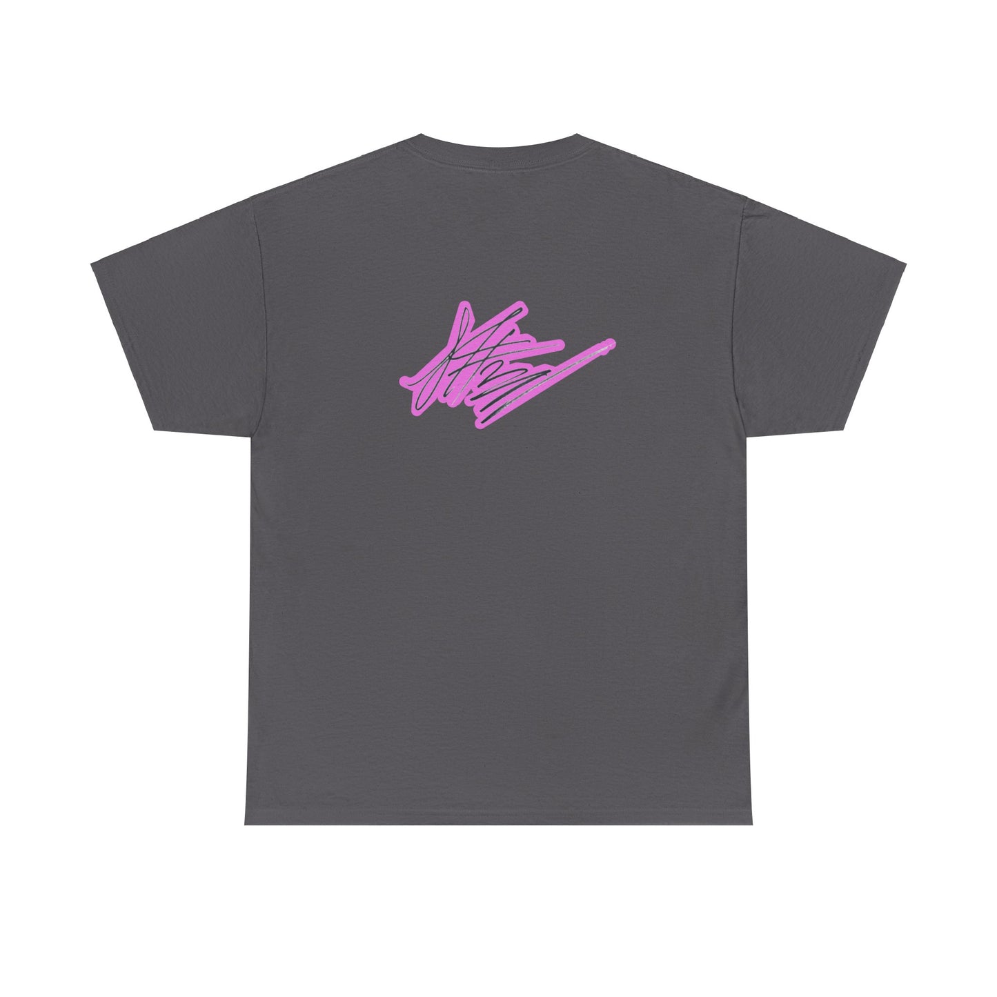 Hand Drawn Pink Impreza WRX Unisex Heavy Cotton Tee