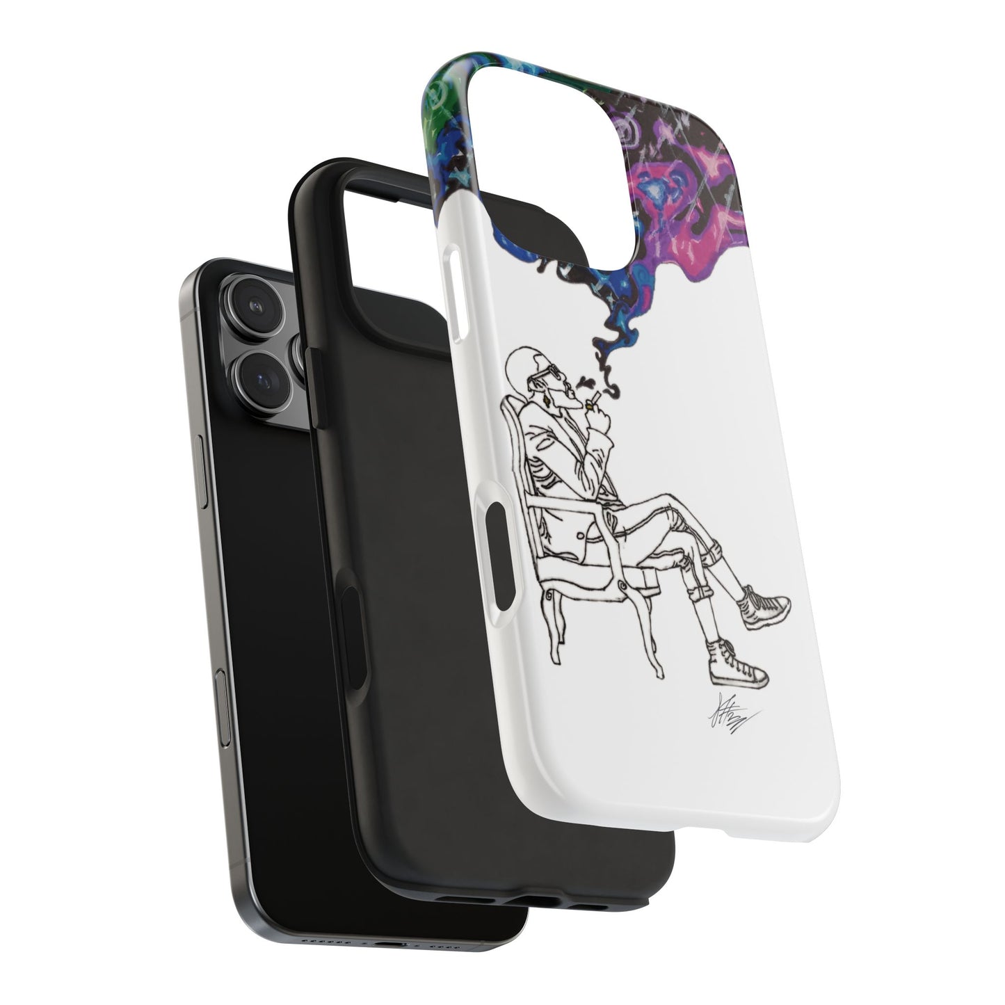 (Light Blue) Herbalist Tough Phone Case