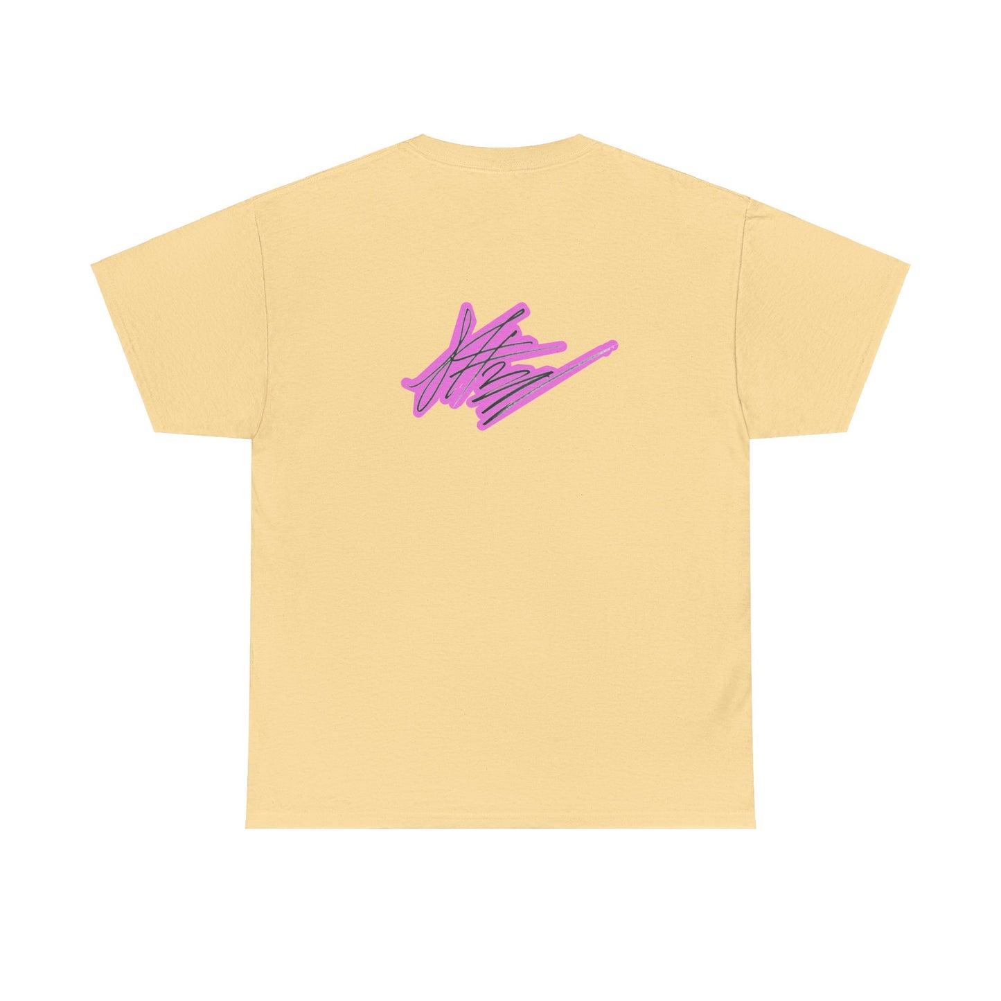 Hand Drawn Pink Impreza WRX Unisex Heavy Cotton Tee