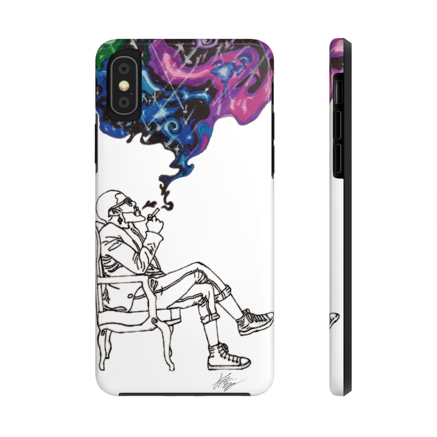 (Black) Herbalist Tough Phone Case