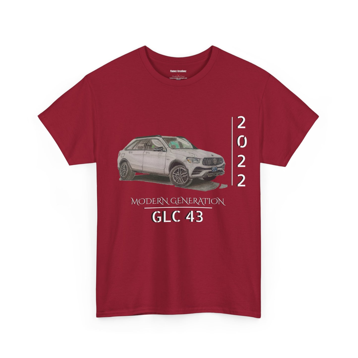 Hand Drawn GLC SUV Unisex Heavy Cotton Tee