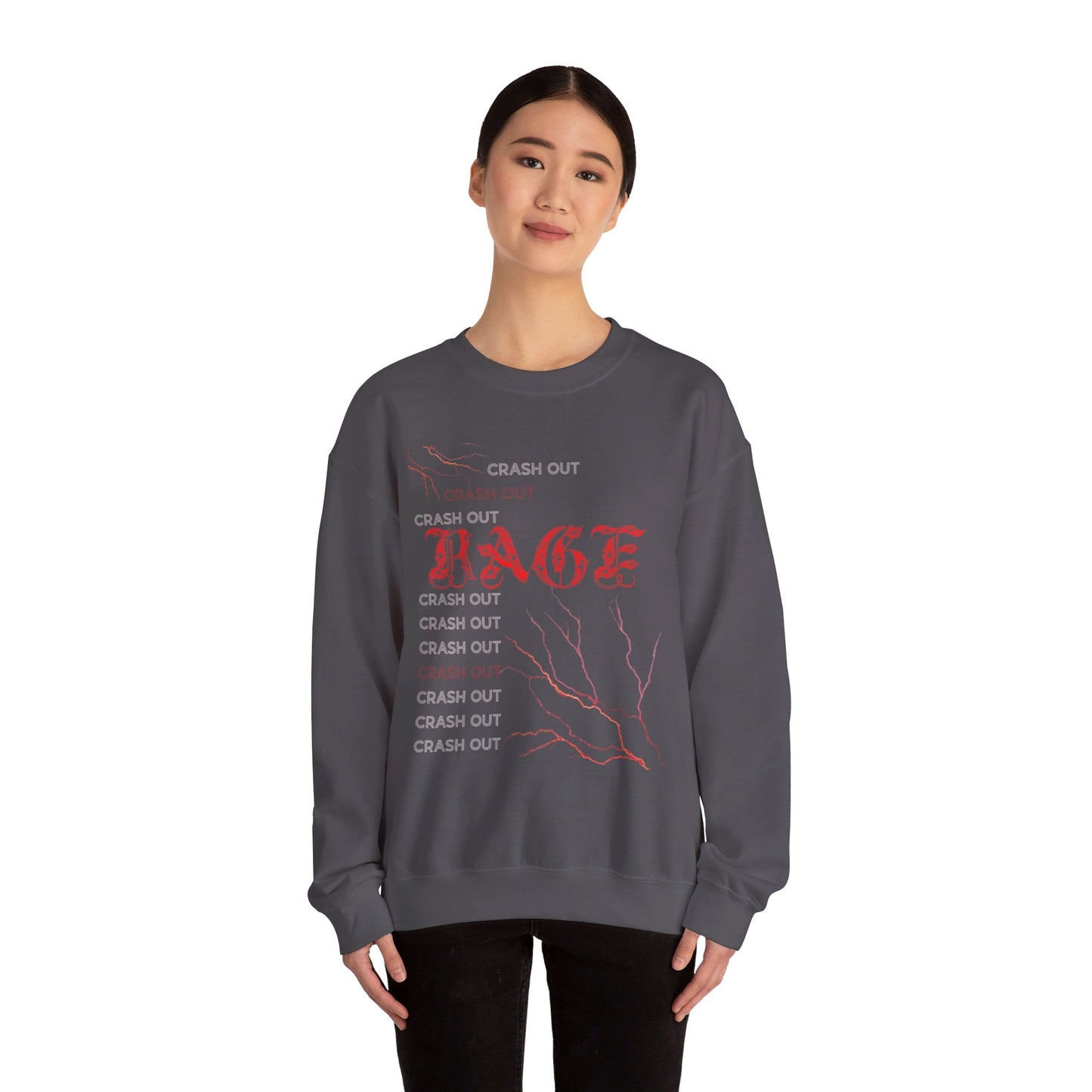 "Rage" Unisex Crewneck Sweatshirt