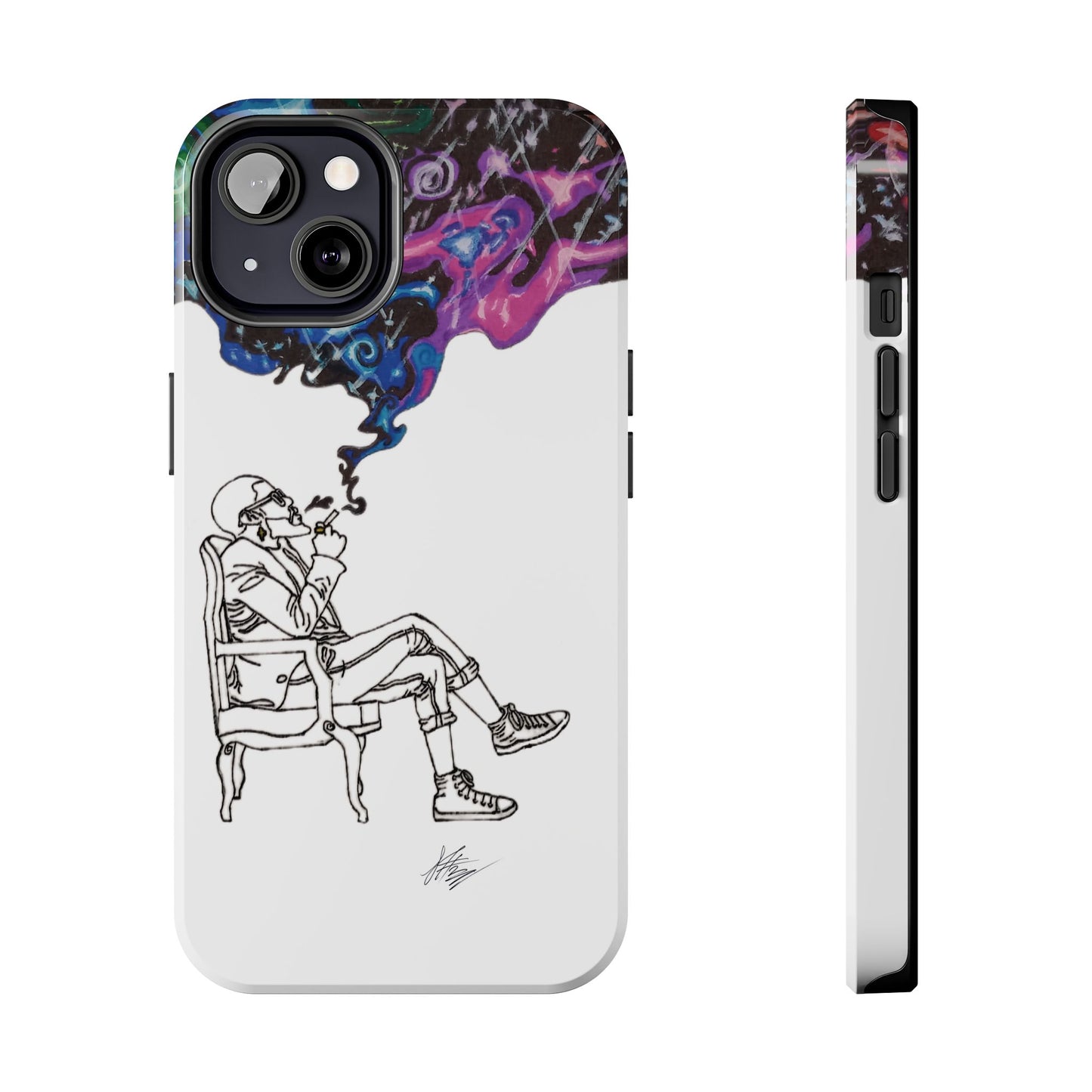 (Light Blue) Herbalist Tough Phone Case