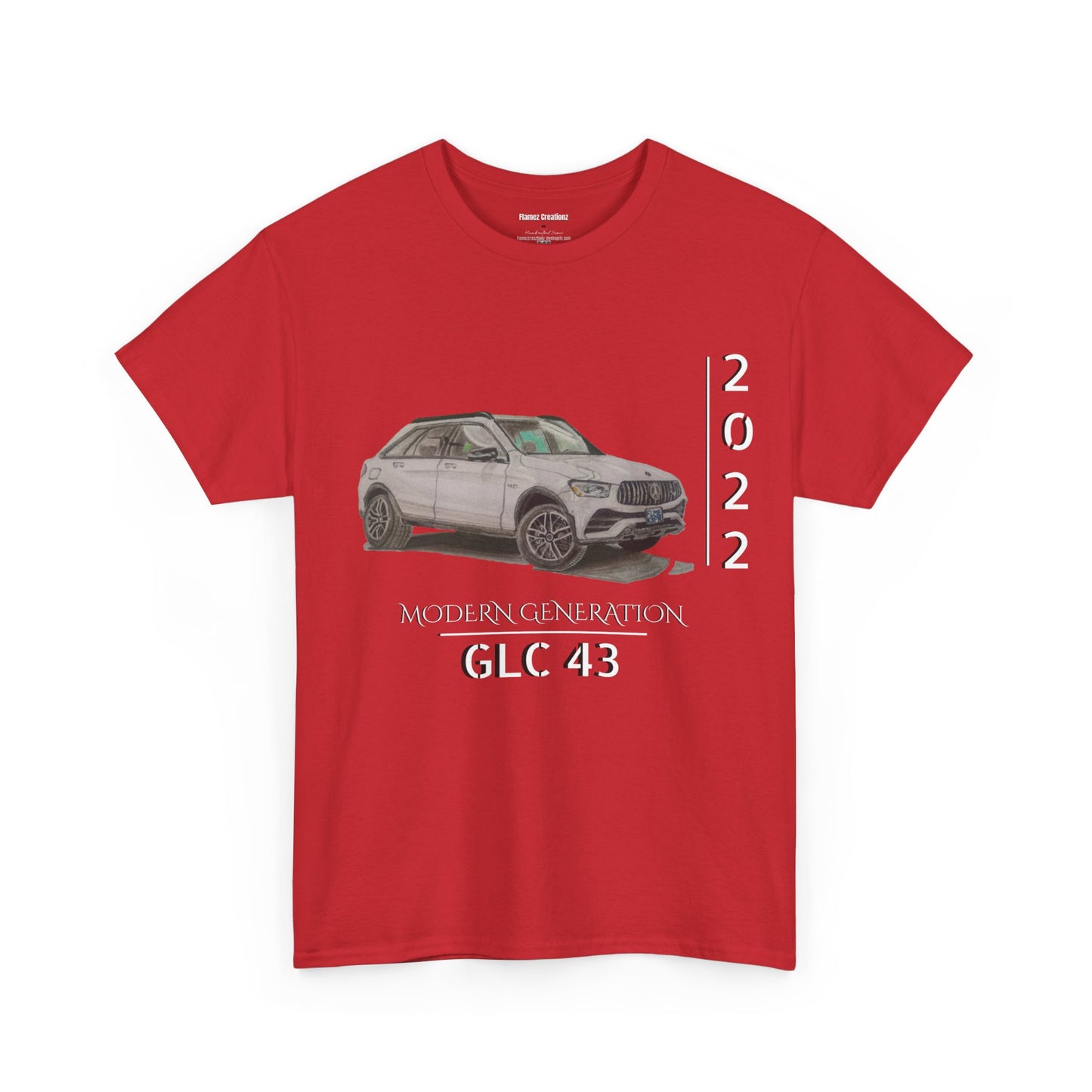 Hand Drawn GLC SUV Unisex Heavy Cotton Tee