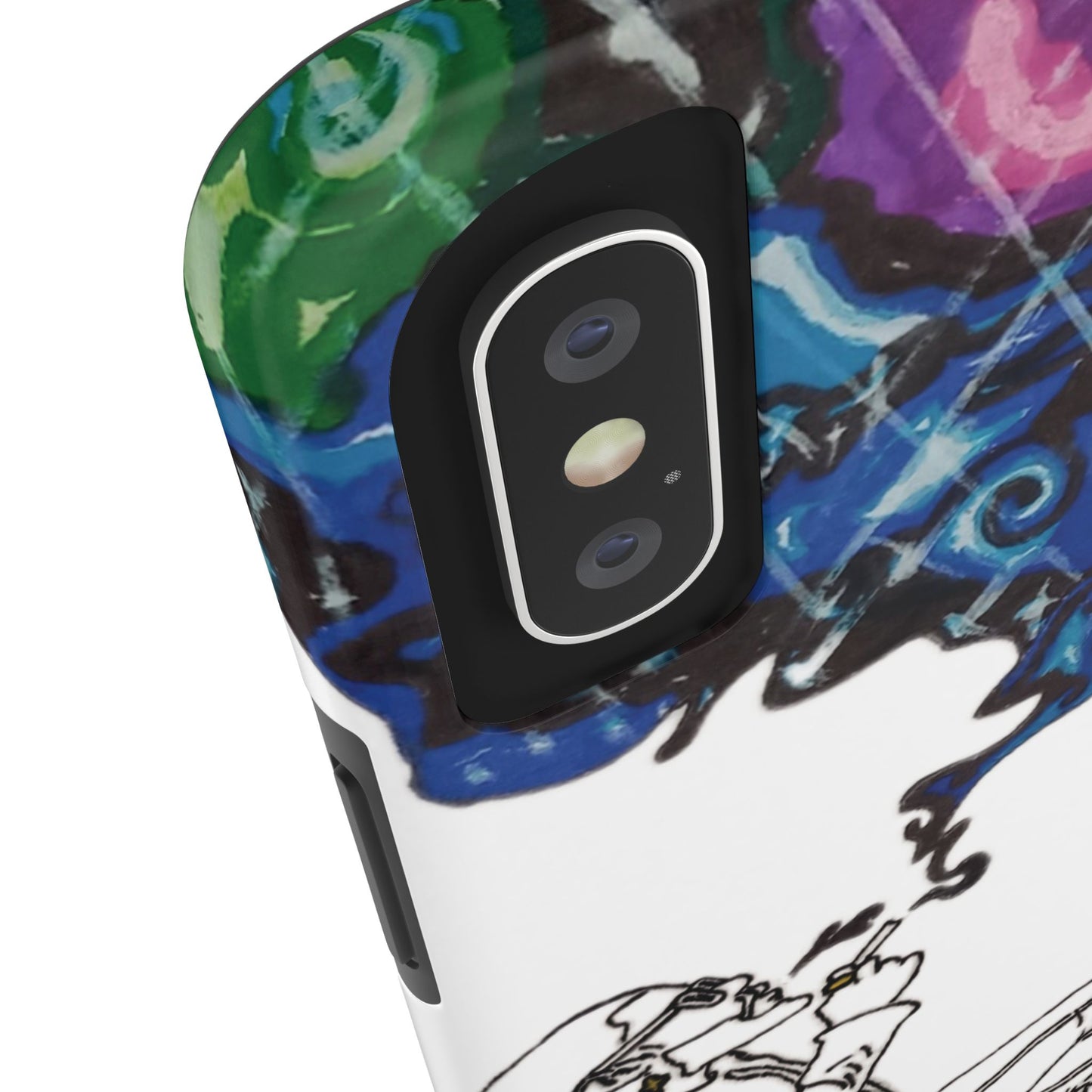 (Black) Herbalist Tough Phone Case