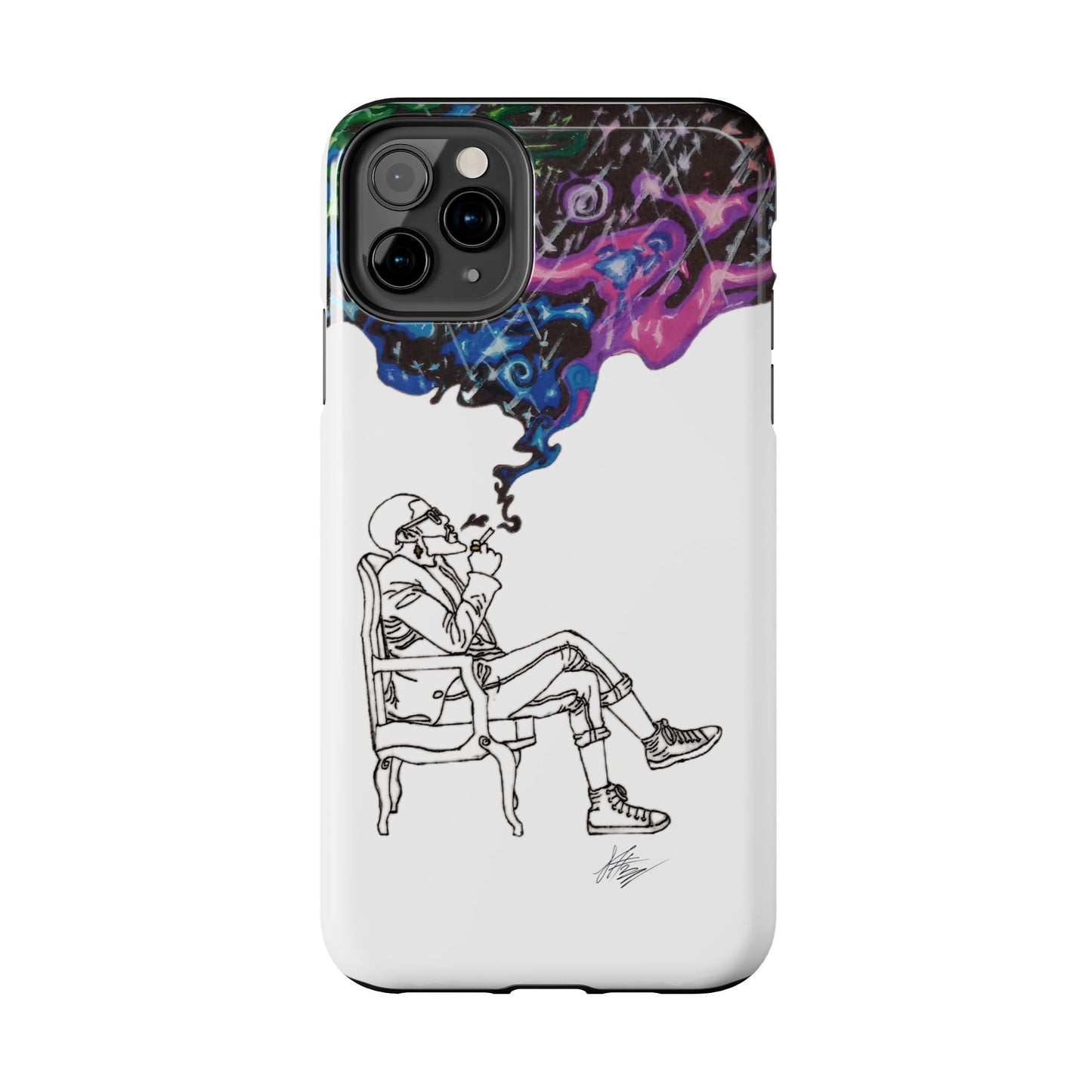 (Light Blue) Herbalist Tough Phone Case