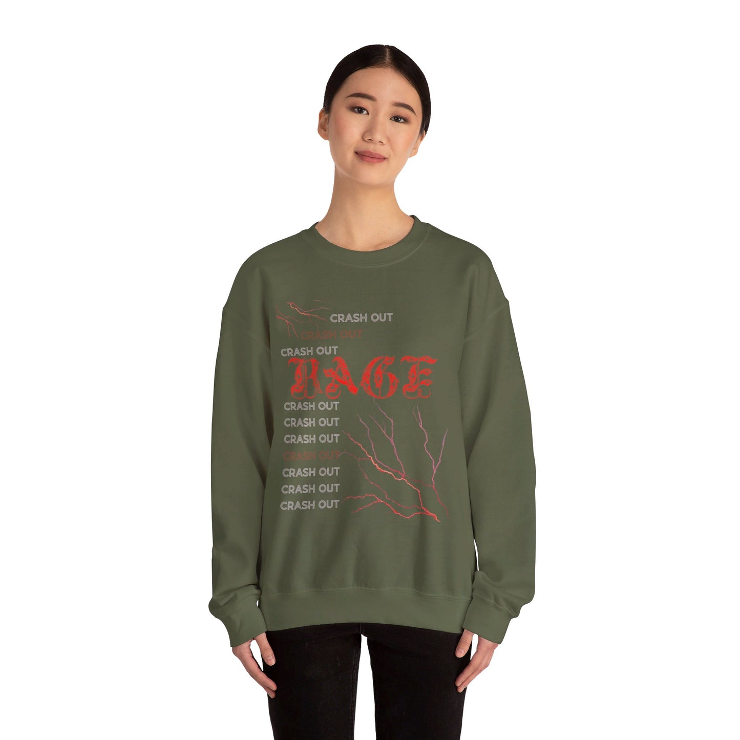 "Rage" Unisex Crewneck Sweatshirt
