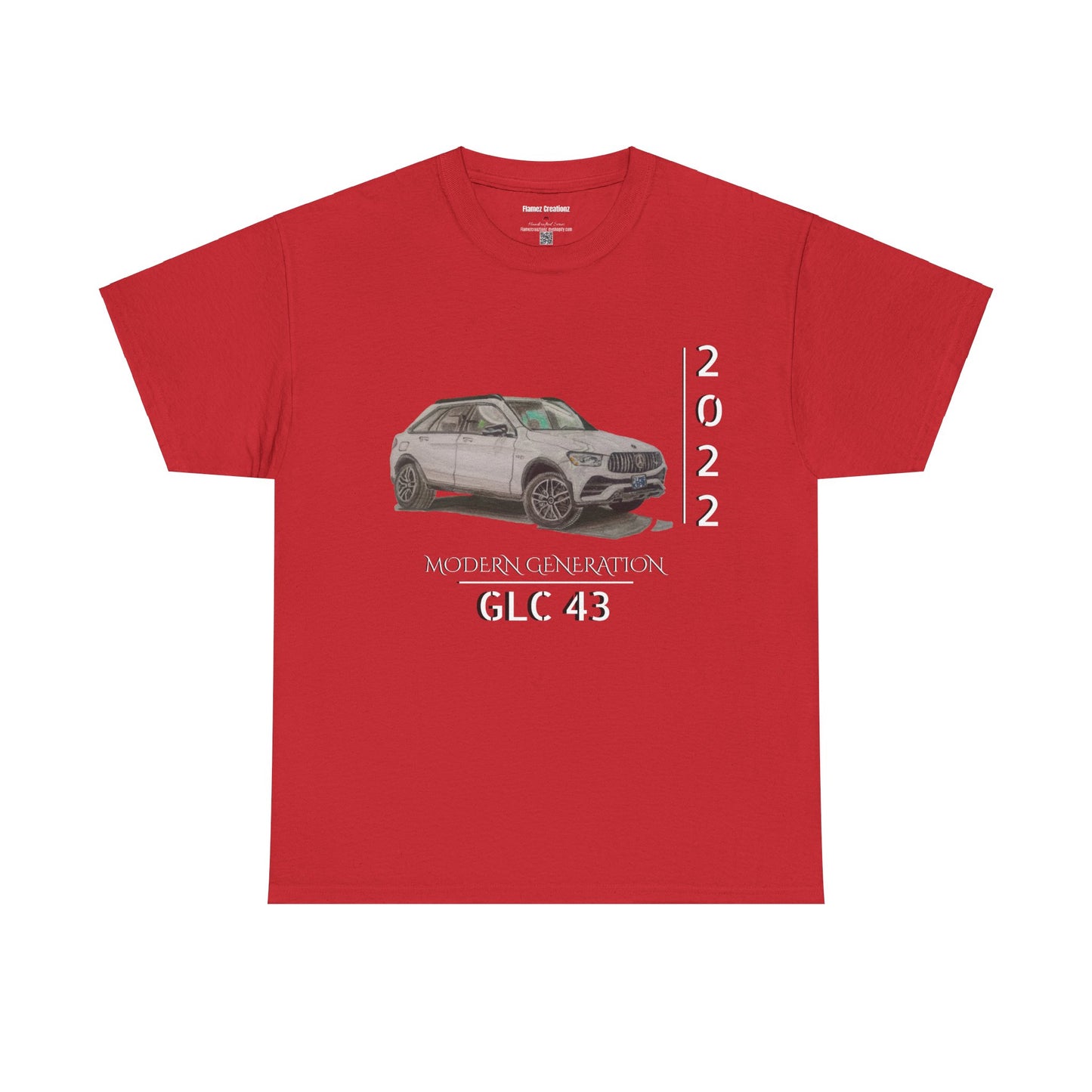 Hand Drawn GLC SUV Unisex Heavy Cotton Tee