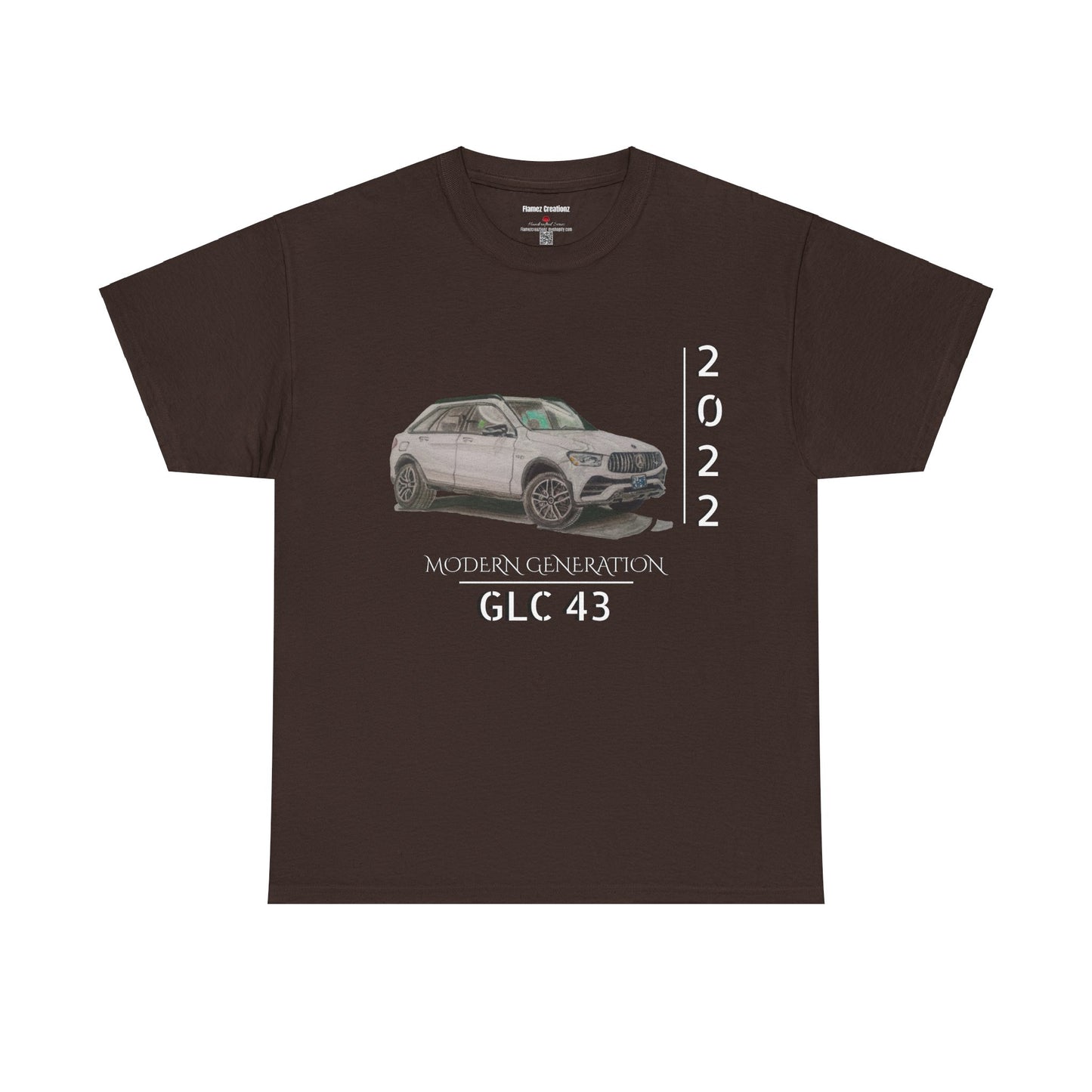 Hand Drawn GLC SUV Unisex Heavy Cotton Tee
