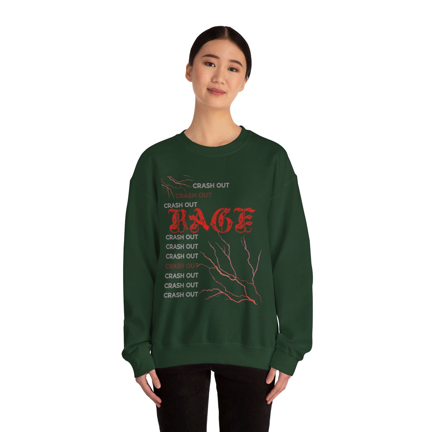 "Rage" Unisex Crewneck Sweatshirt