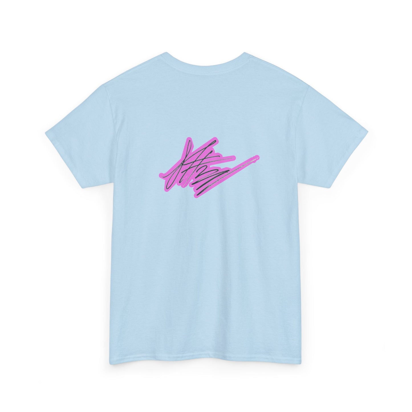 Hand Drawn Pink Impreza WRX Unisex Heavy Cotton Tee