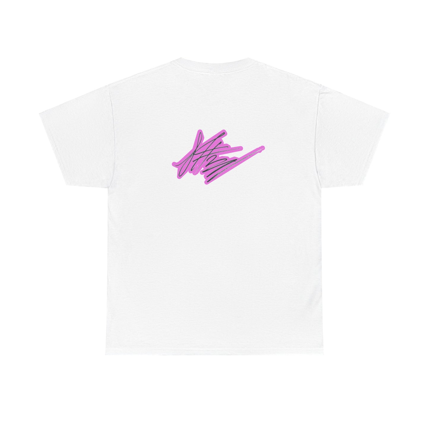 Hand Drawn Pink Impreza WRX Unisex Heavy Cotton Tee