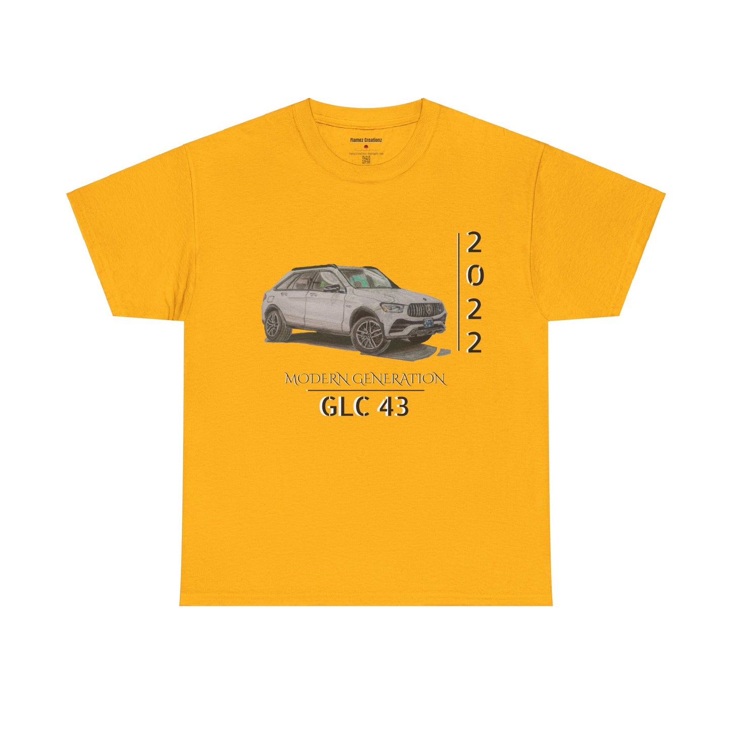 Hand Drawn GLC SUV Unisex Heavy Cotton Tee