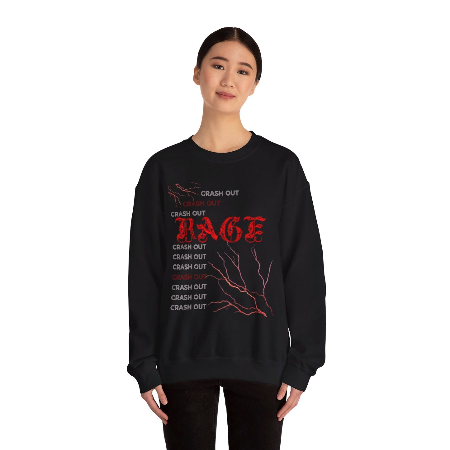 "Rage" Unisex Crewneck Sweatshirt