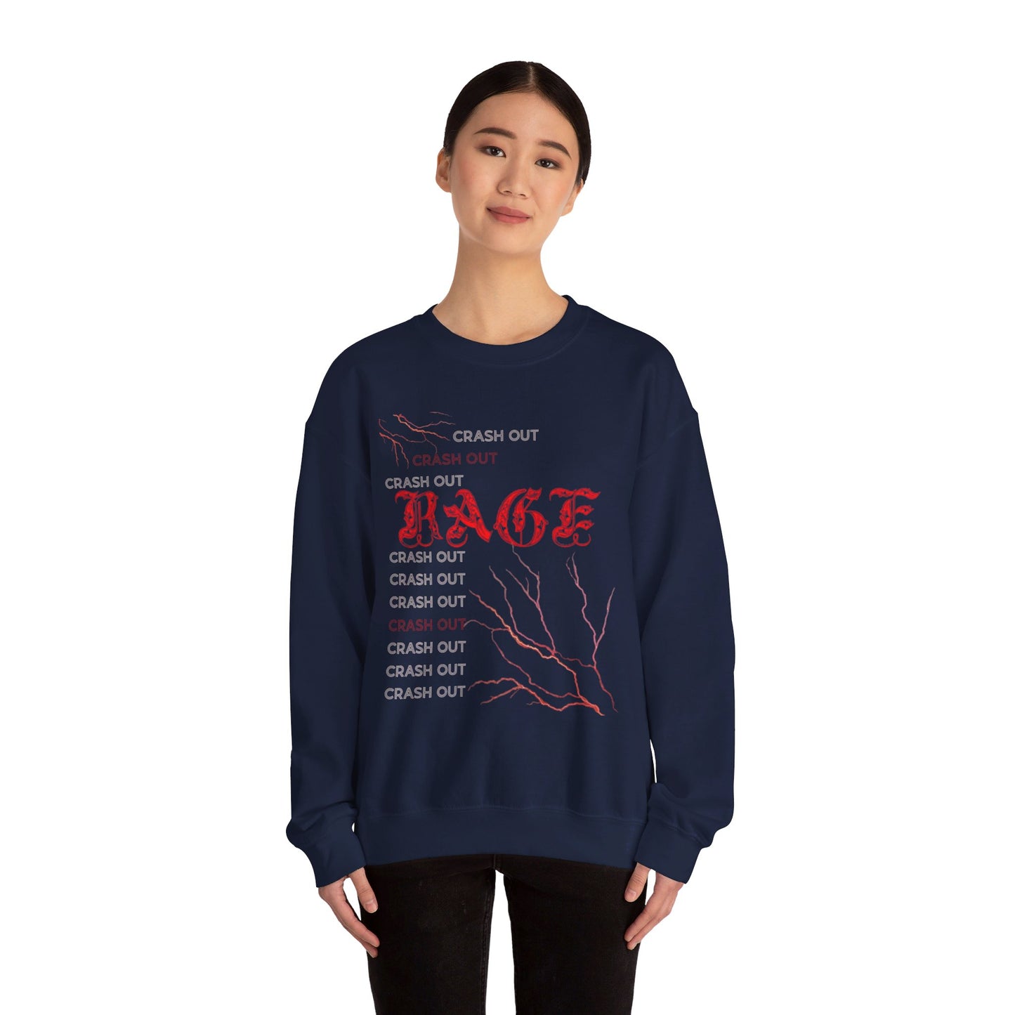 "Rage" Unisex Crewneck Sweatshirt