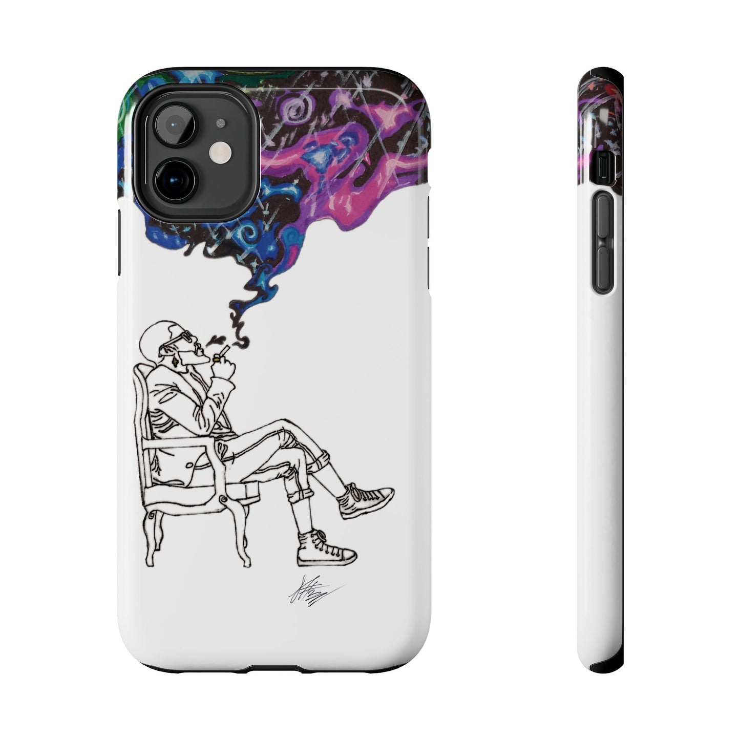 (Black) Herbalist Tough Phone Case