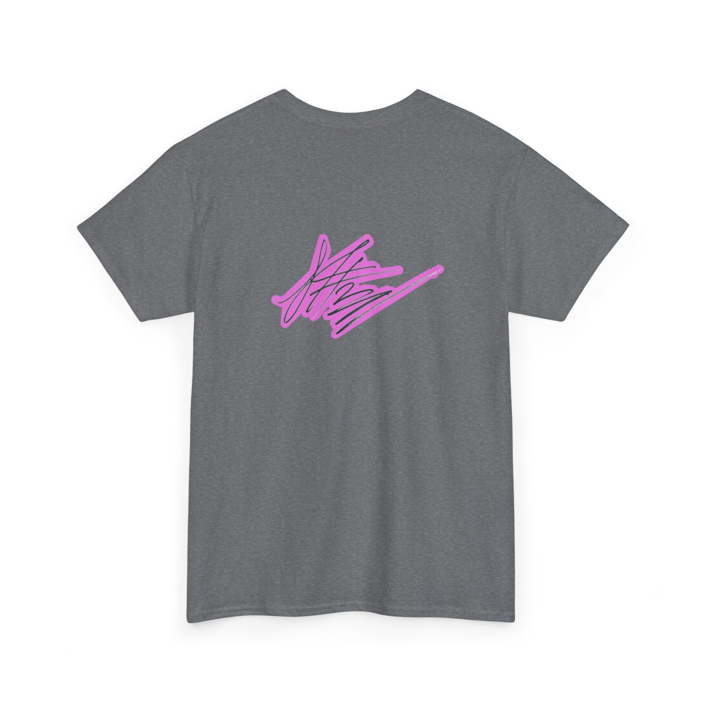 Hand Drawn Pink Impreza WRX Unisex Heavy Cotton Tee