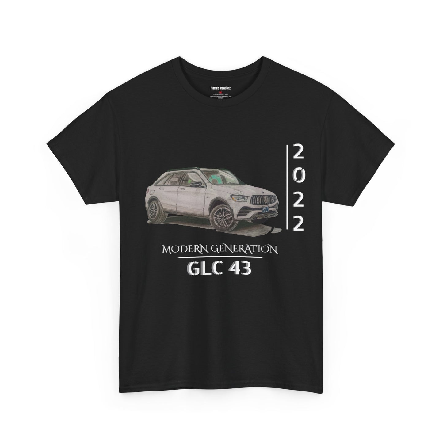 Hand Drawn GLC SUV Unisex Heavy Cotton Tee
