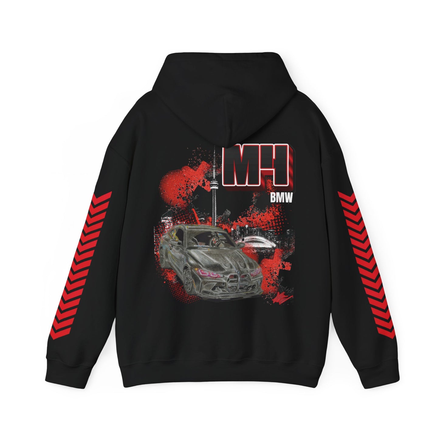 Hand Drawn BMW M4 Unisex Hoodie