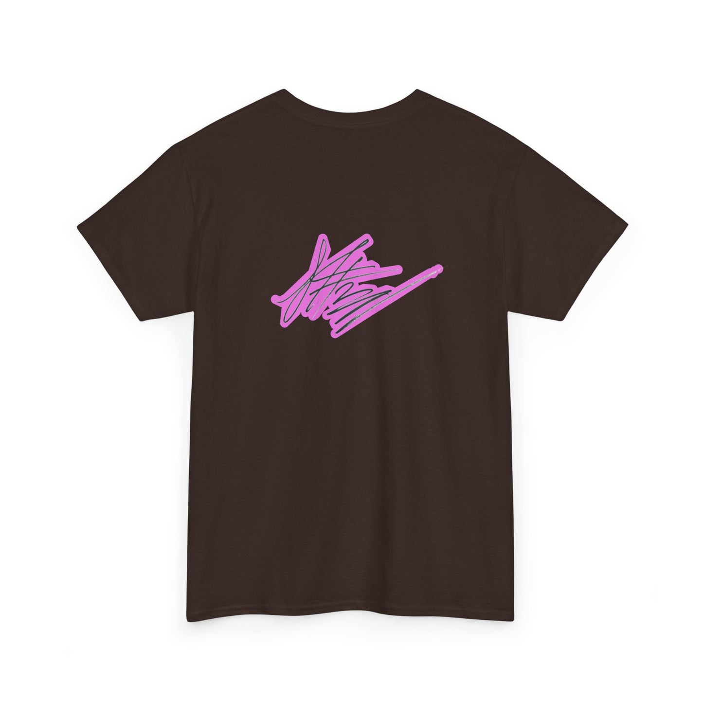 Hand Drawn Pink Impreza WRX Unisex Heavy Cotton Tee