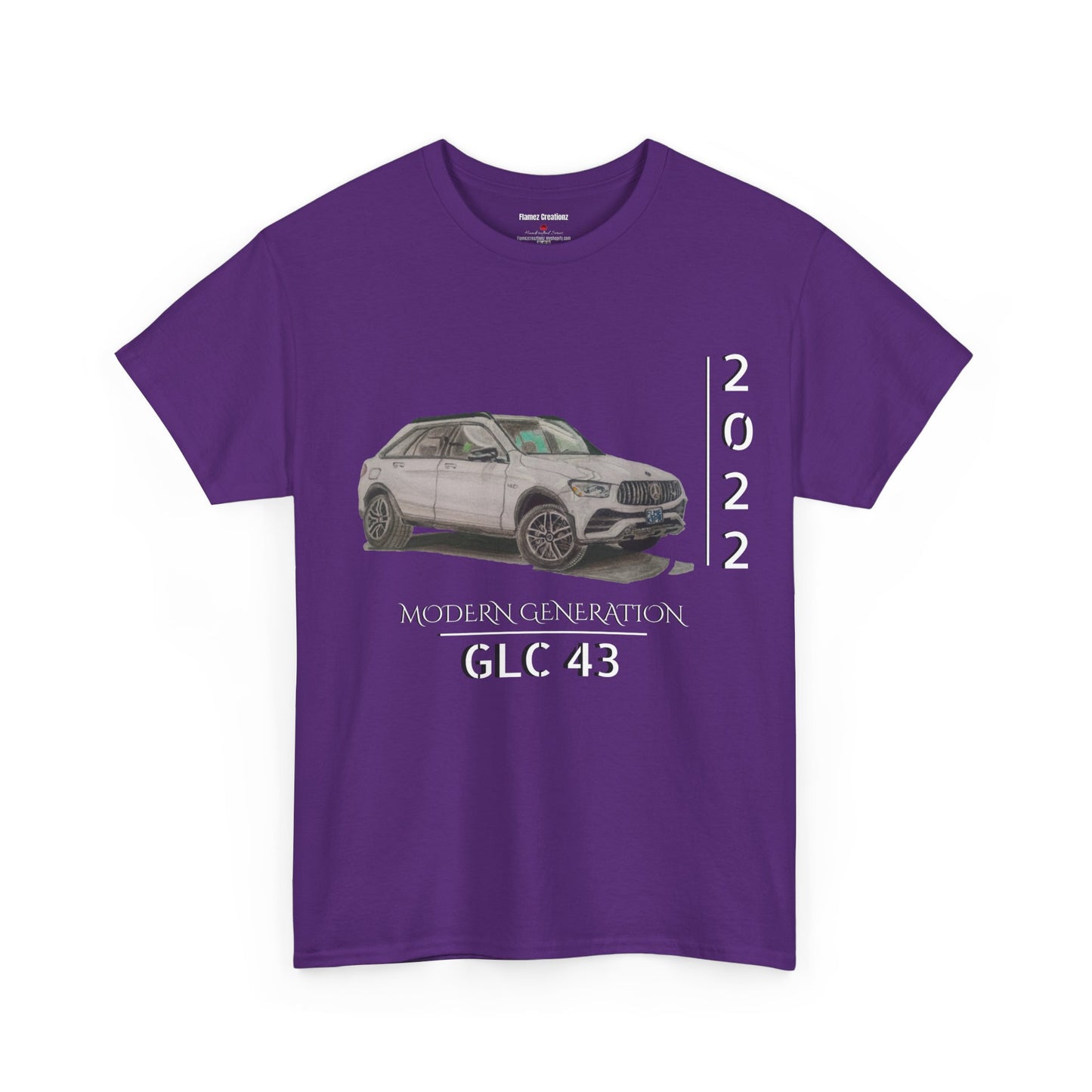 Hand Drawn GLC SUV Unisex Heavy Cotton Tee