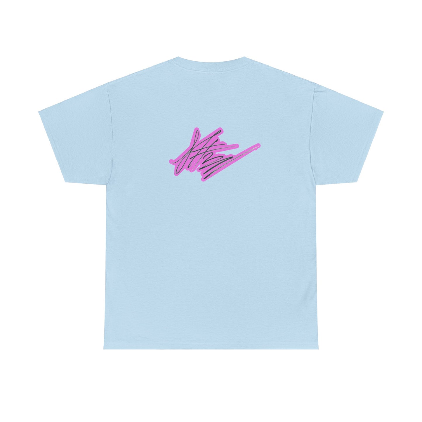 Hand Drawn Pink Impreza WRX Unisex Heavy Cotton Tee