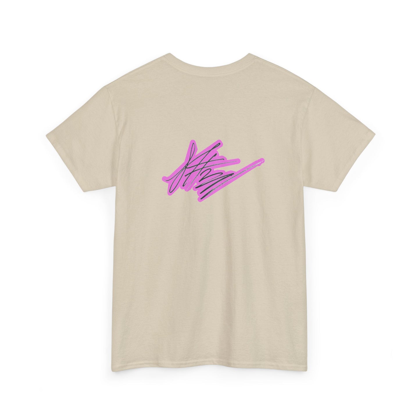 Hand Drawn Pink Impreza WRX Unisex Heavy Cotton Tee