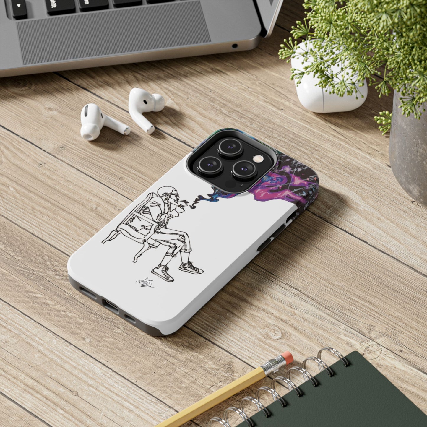 (Light Blue) Herbalist Tough Phone Case