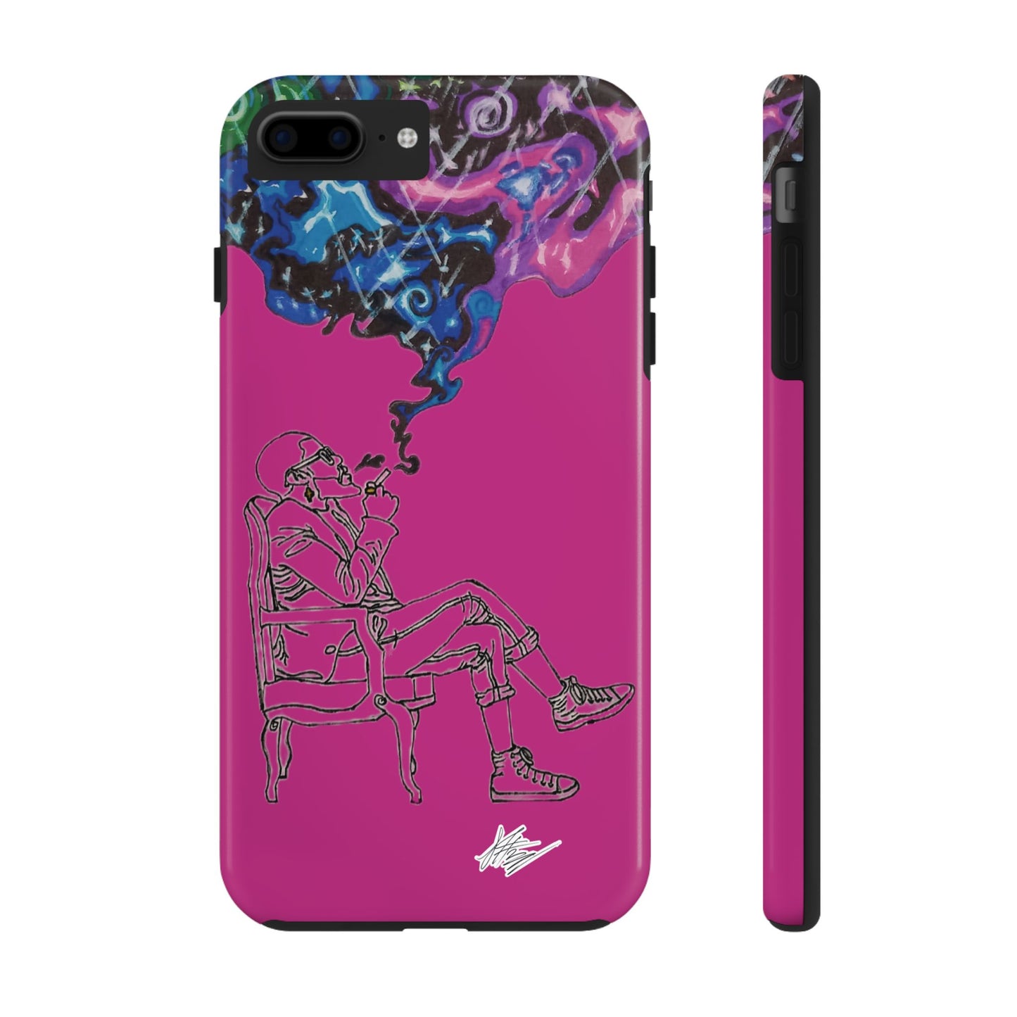(Pink) Herbalist Tough Phone Case