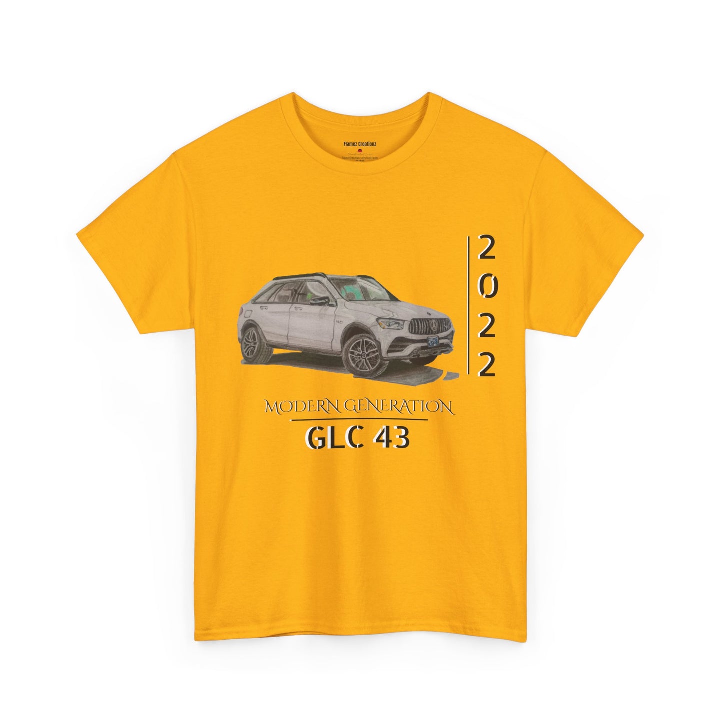 Hand Drawn GLC SUV Unisex Heavy Cotton Tee