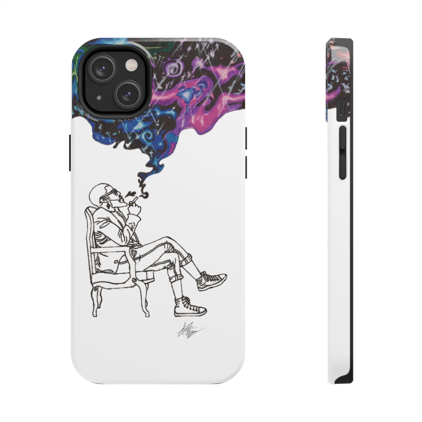 (Light Blue) Herbalist Tough Phone Case