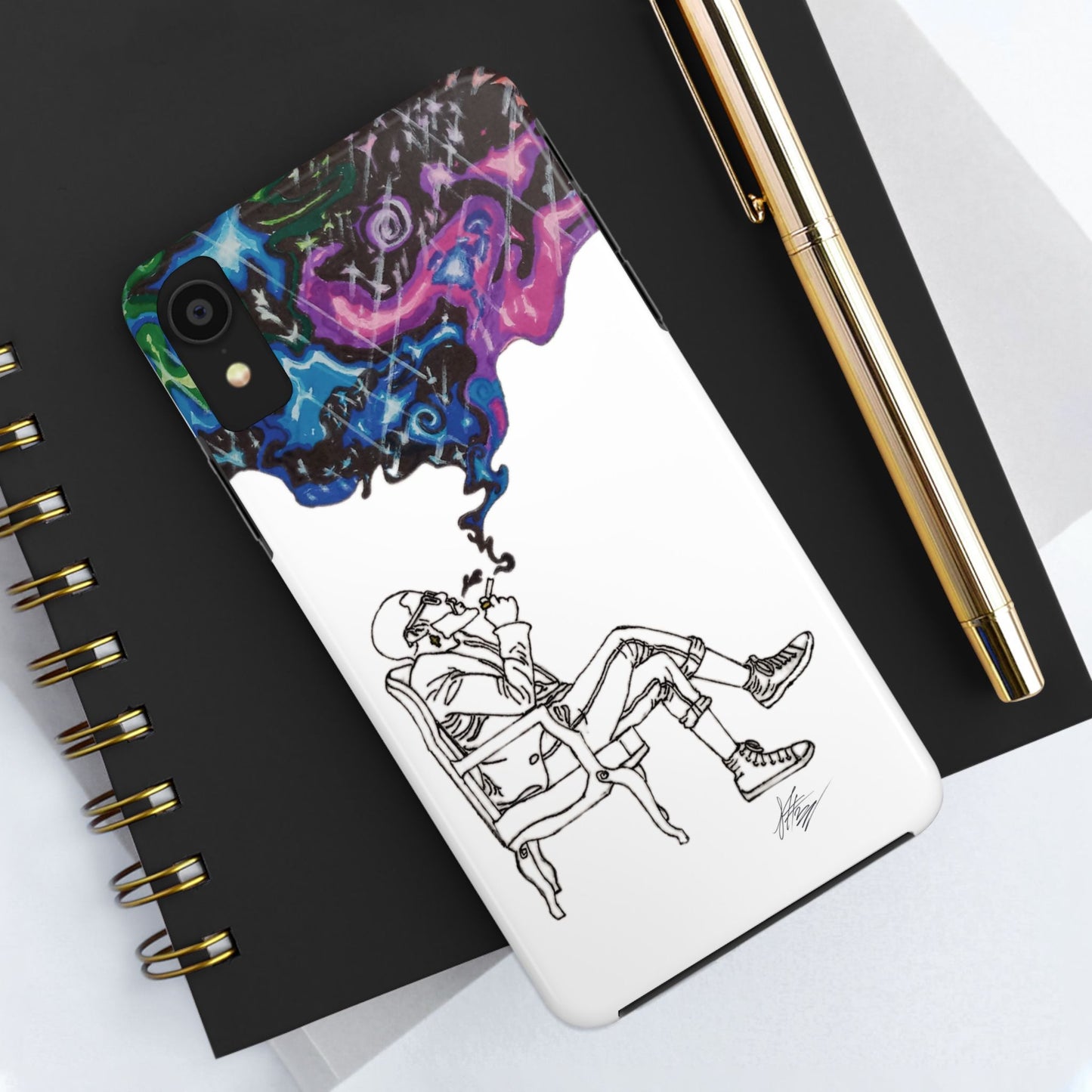 (Black) Herbalist Tough Phone Case