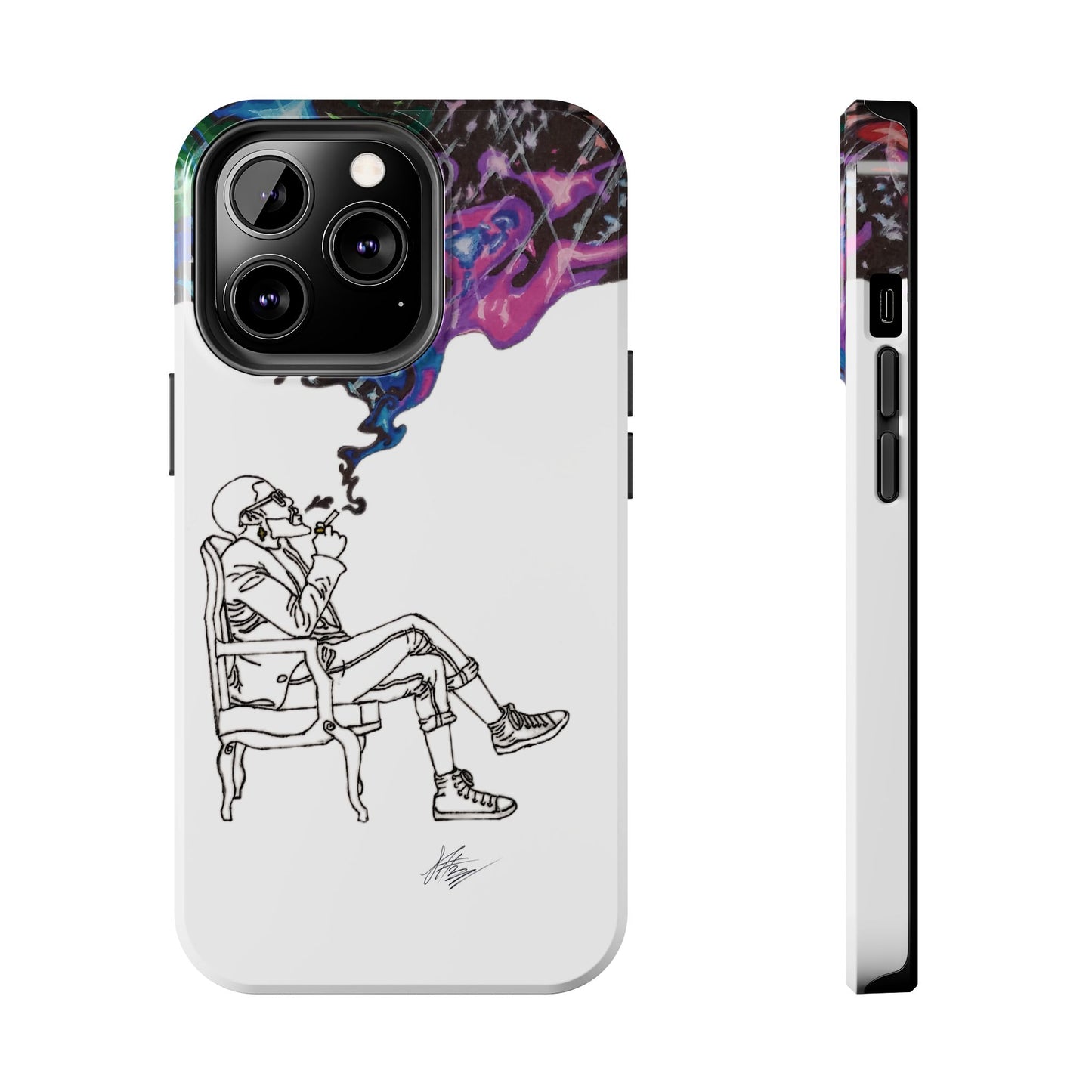 (Light Blue) Herbalist Tough Phone Case