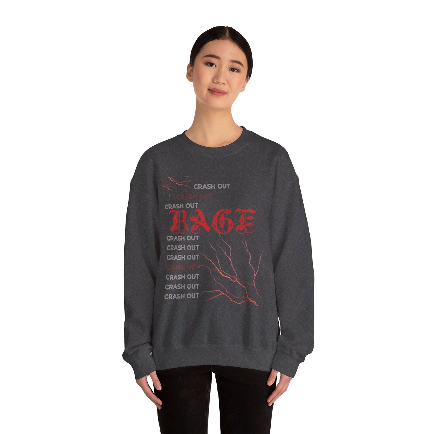 "Rage" Unisex Crewneck Sweatshirt