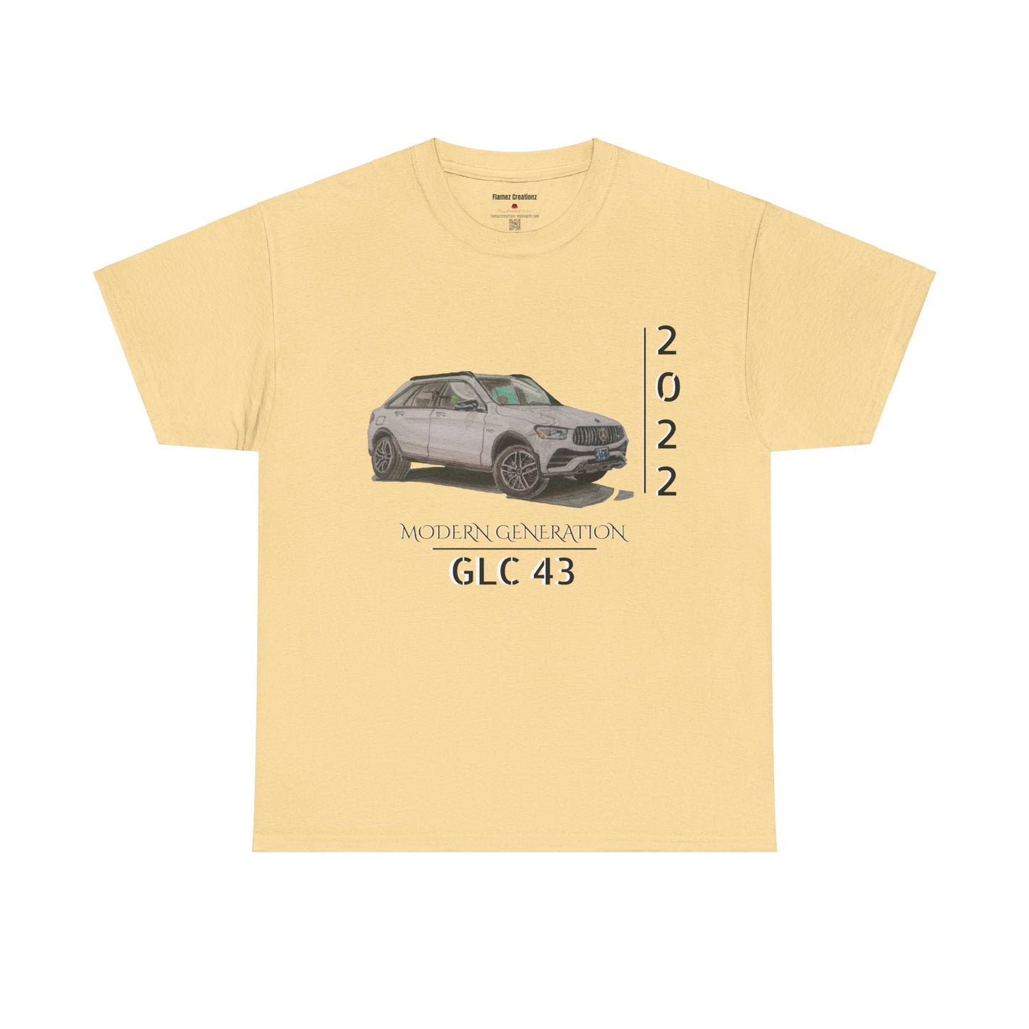 Hand Drawn GLC SUV Unisex Heavy Cotton Tee
